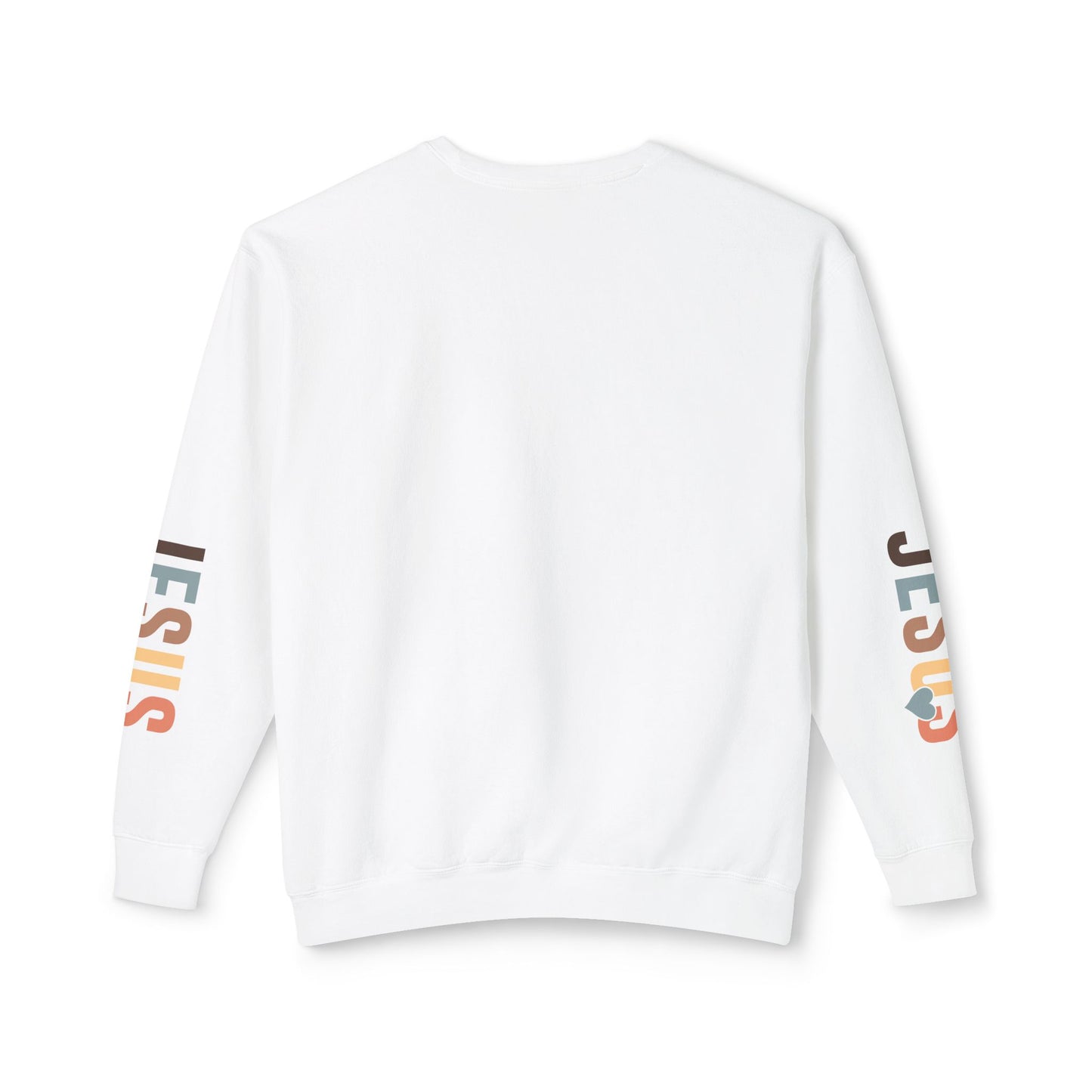 Christian Sweatshirt "Created with a Purpose" with JESUS Sleeve