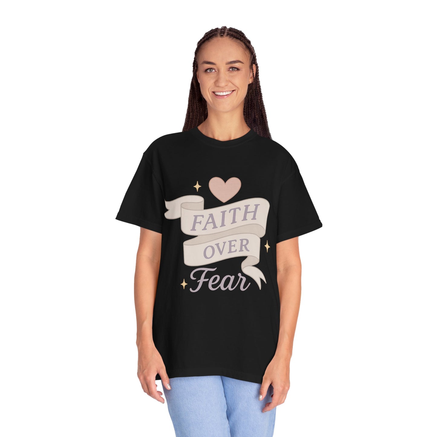 Faith Over Fear T-Shirt Christian Tee