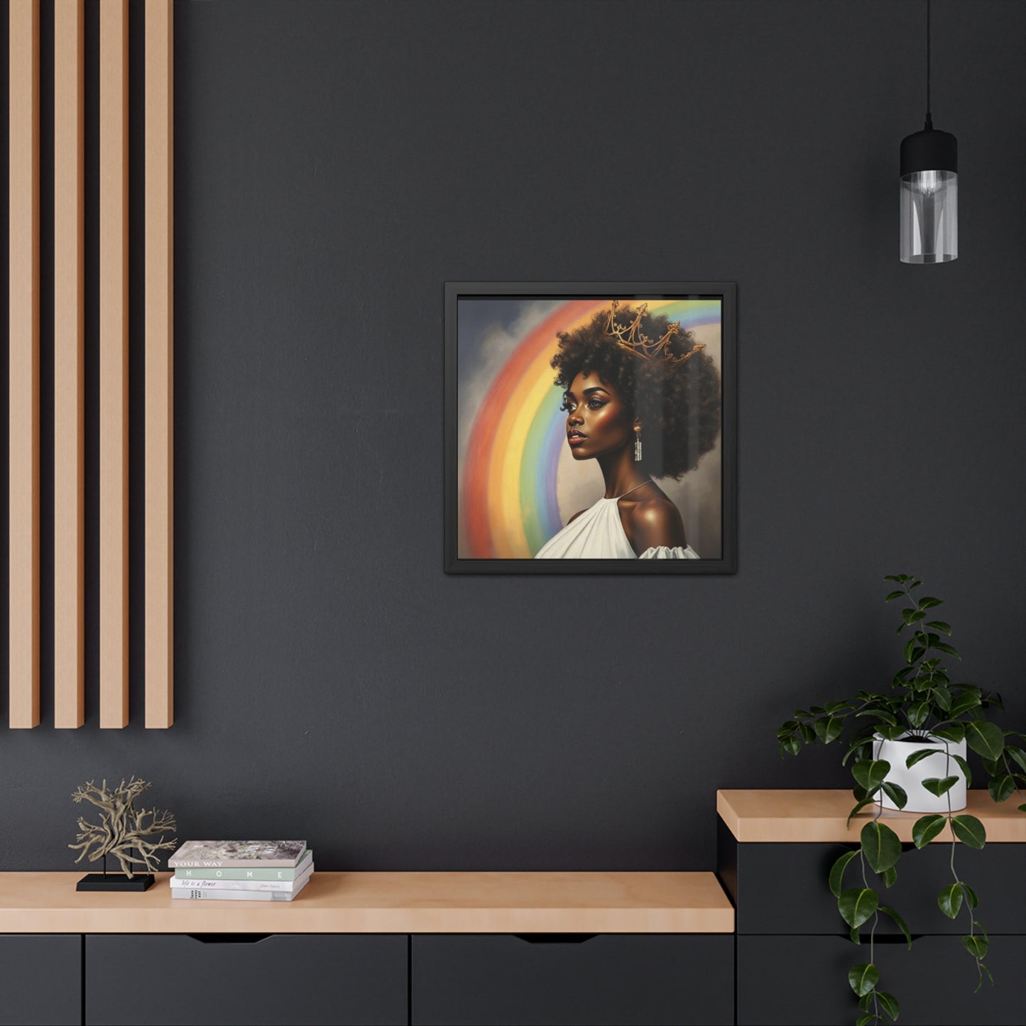 Under the Covenant of Grace – Rainbow Promise Christian Wall Art