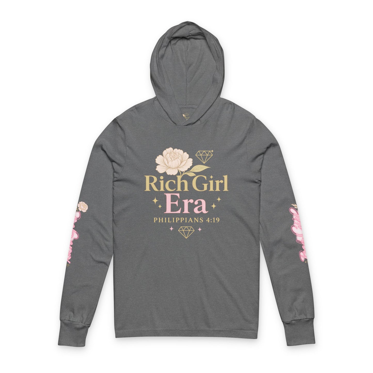 Rich girl Hooded Long Sleeve Tee