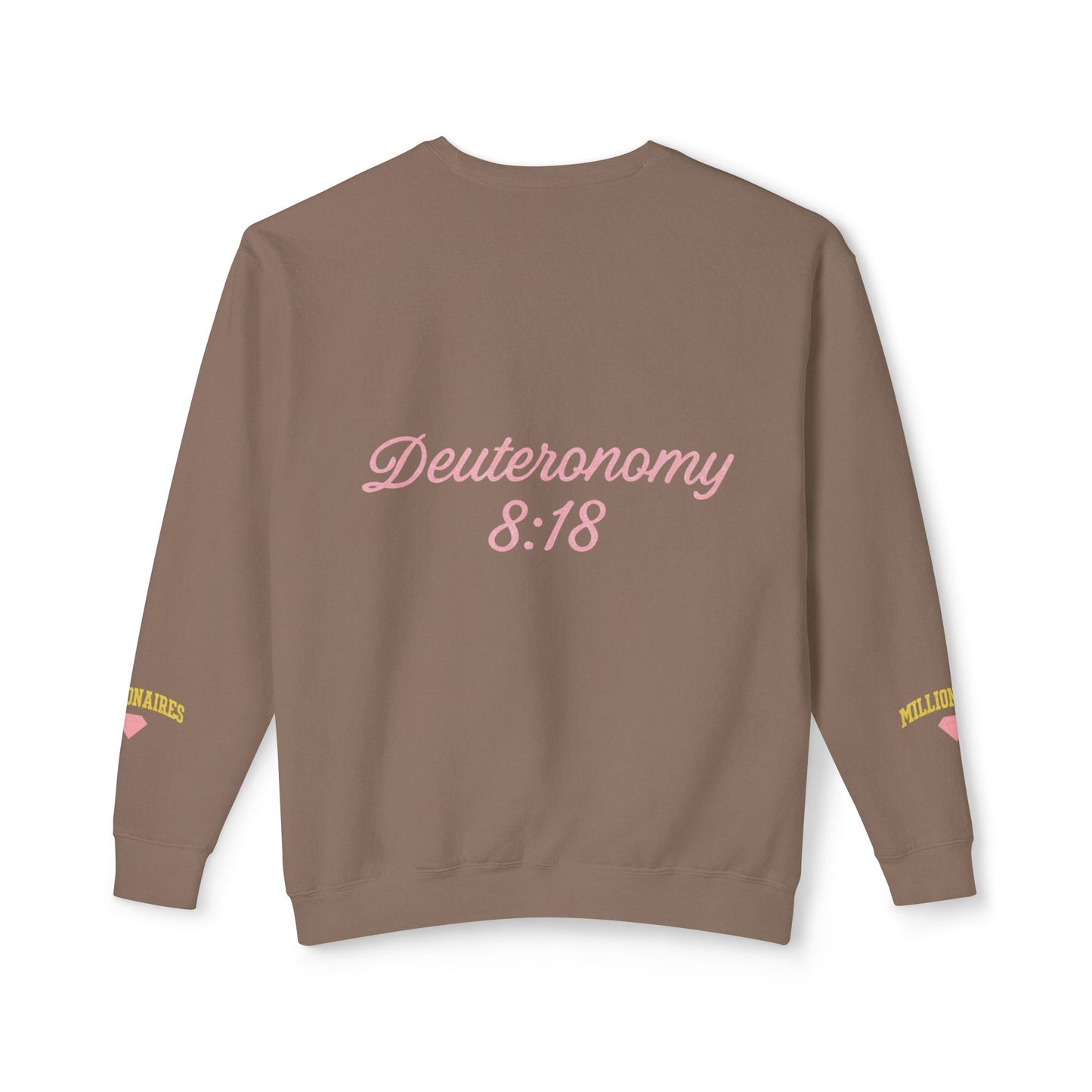 God-Made Millionaires Club Sweatshirt — Deuteronomy 8:18 Crewneck