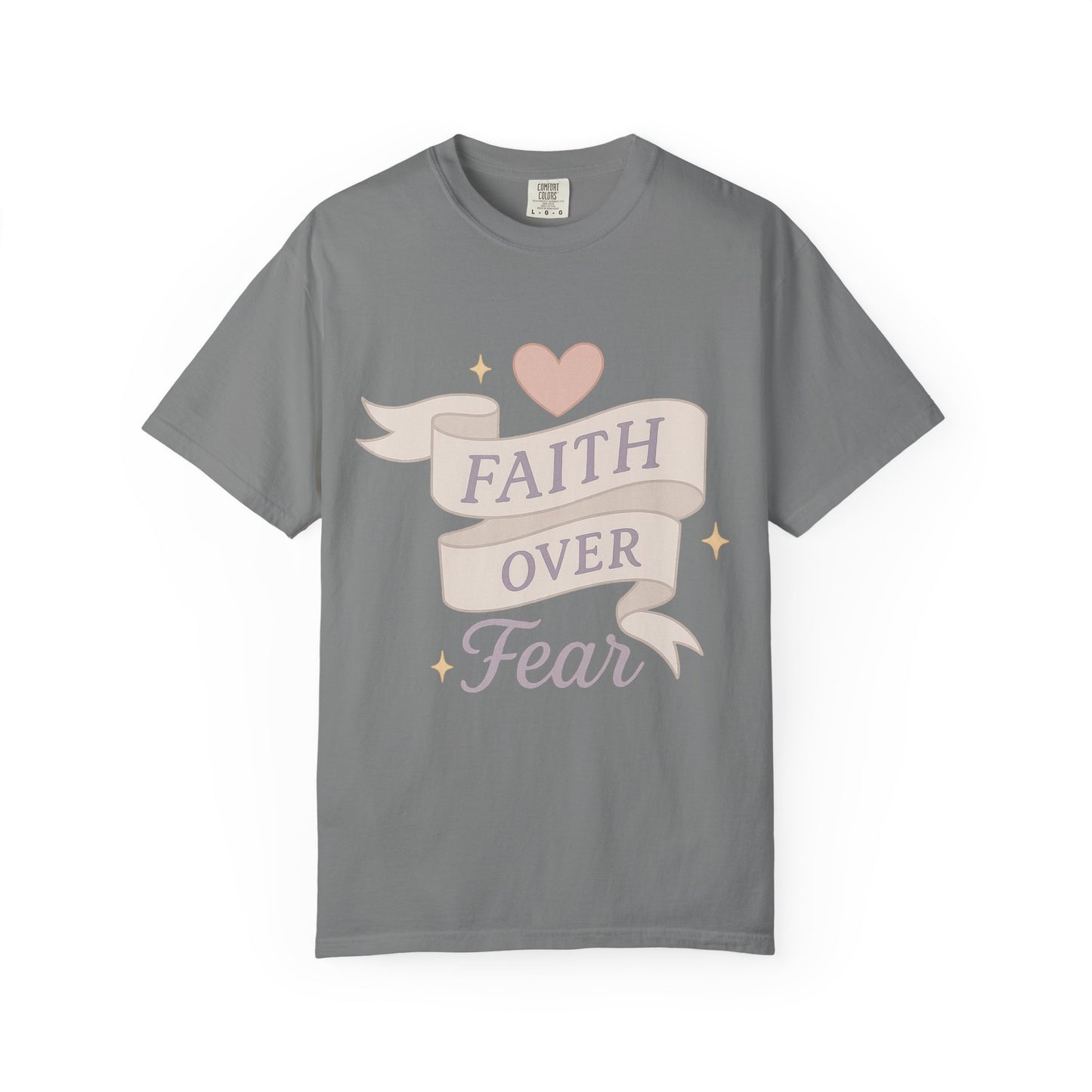 Faith Over Fear T-Shirt Christian Tee