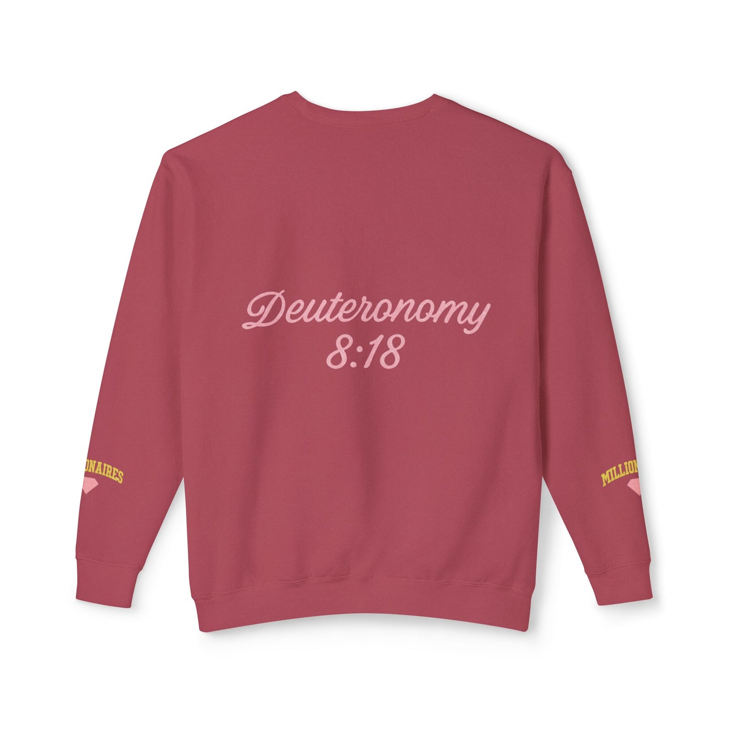 God-Made Millionaires Club Sweatshirt — Deuteronomy 8:18 Crewneck
