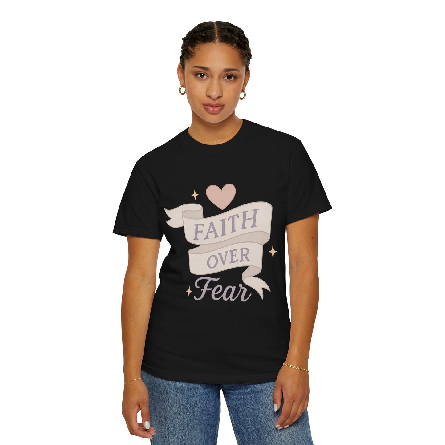Faith Over Fear T-Shirt Christian Tee