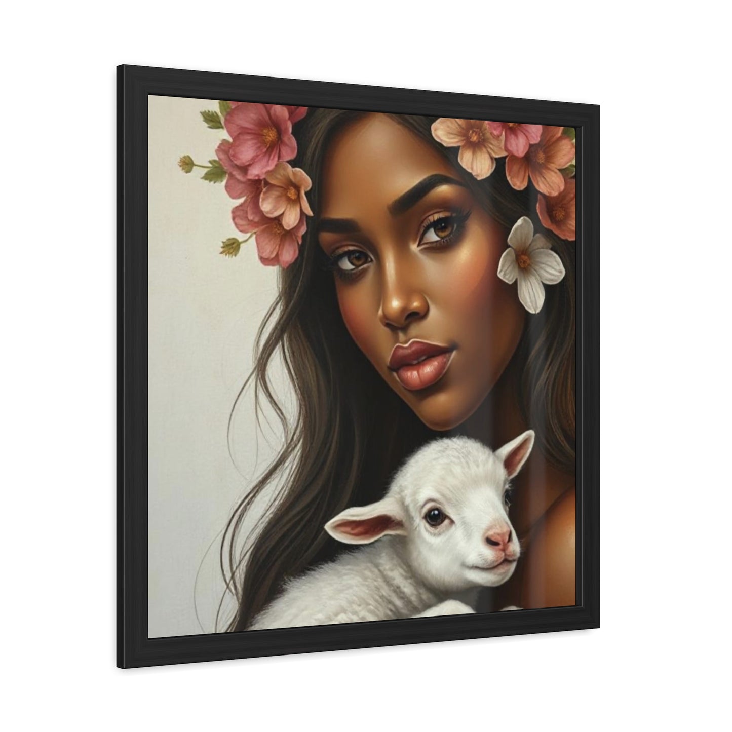 Carried by Grace – Lamb of Innocence Christian Wall Art