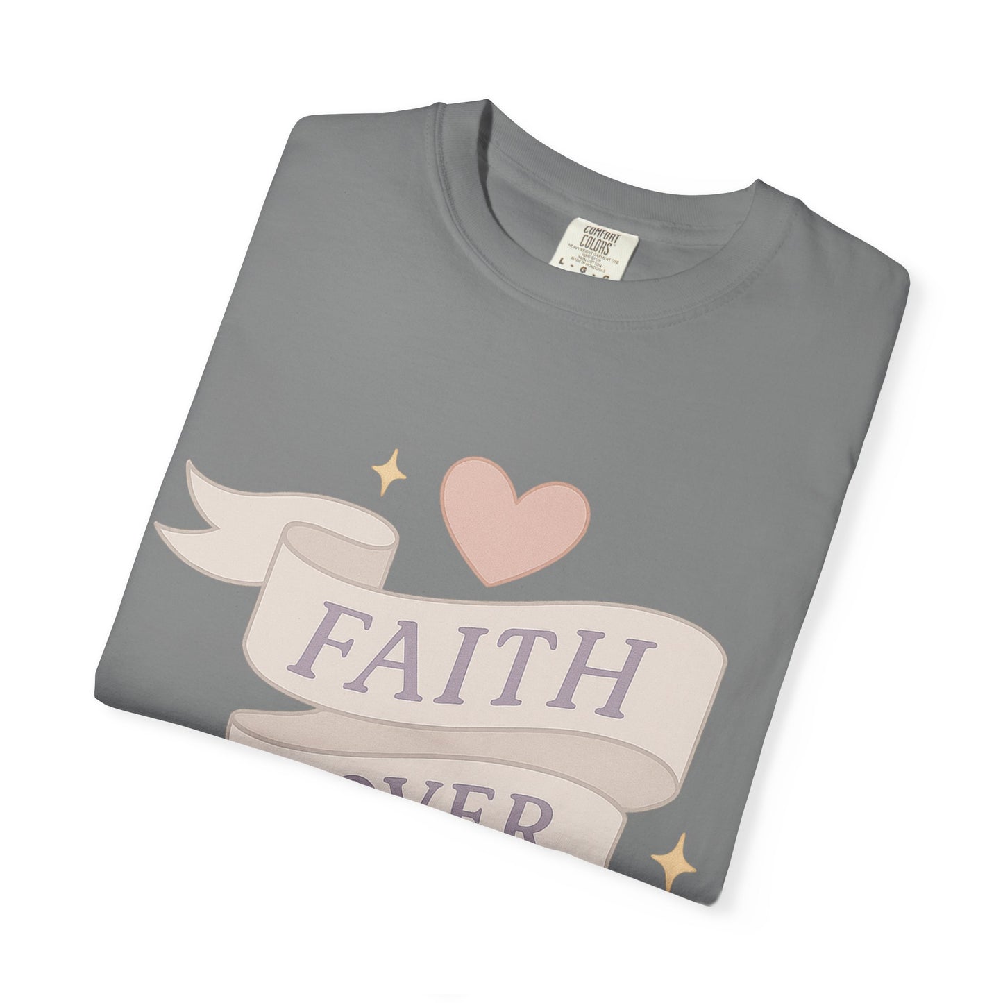 Faith Over Fear T-Shirt Christian Tee