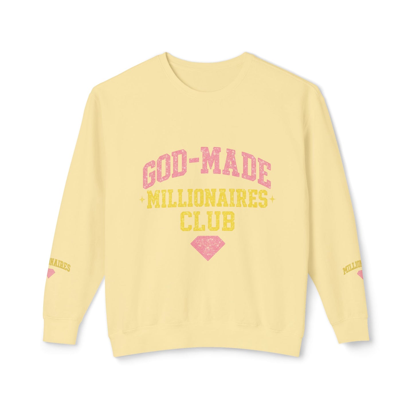 God-Made Millionaires Club Sweatshirt — Deuteronomy 8:18 Crewneck