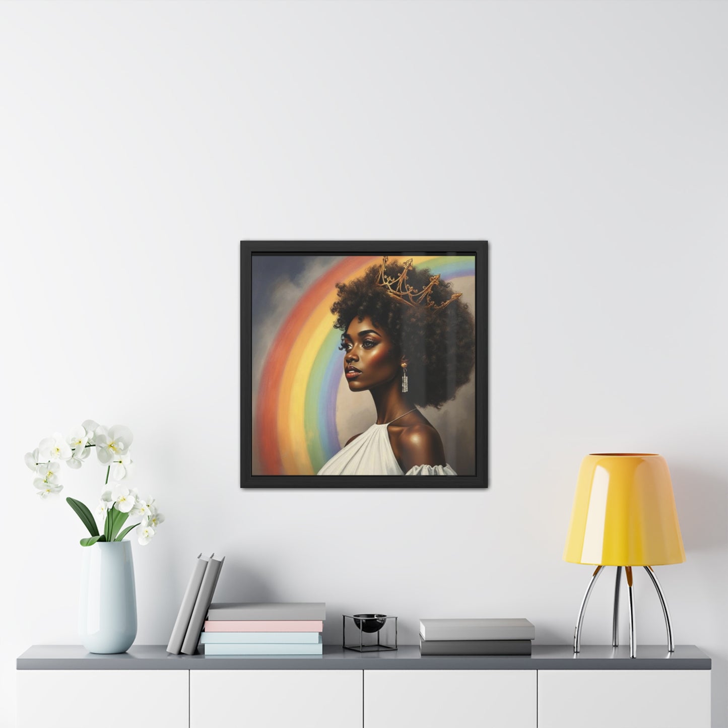 Under the Covenant of Grace – Rainbow Promise Christian Wall Art