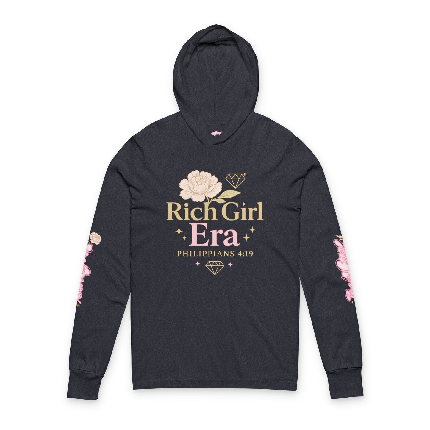 Rich girl Hooded Long Sleeve Tee