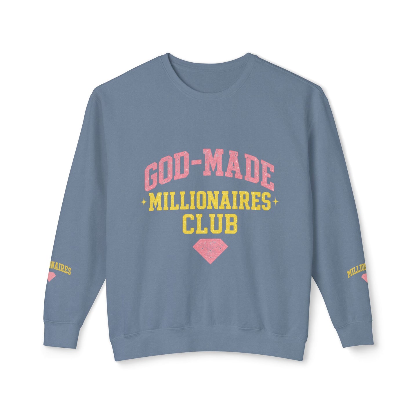 God-Made Millionaires Club Sweatshirt — Deuteronomy 8:18 Crewneck