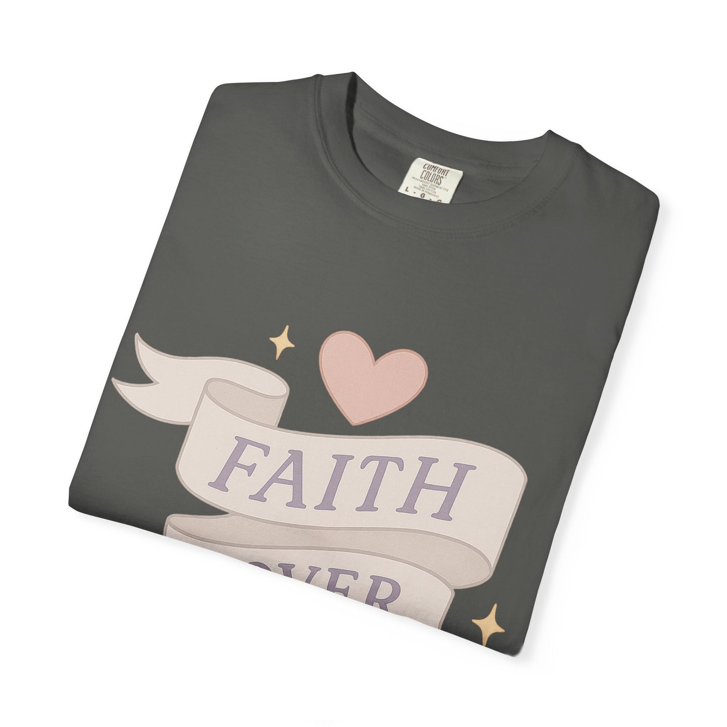 Faith Over Fear T-Shirt Christian Tee