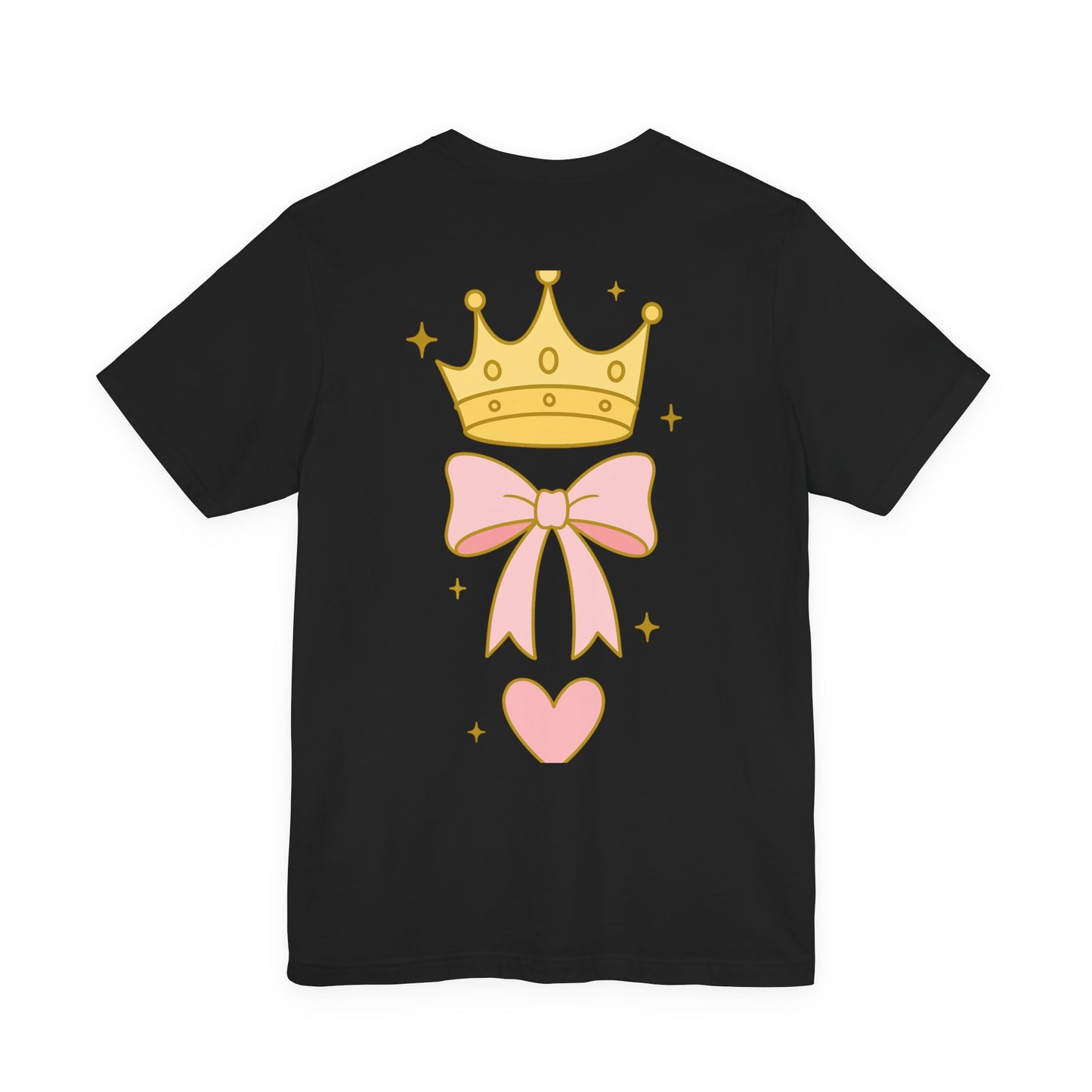 Faith Over Fear T-Shirt — Pastel Crown & Ribbon Christian Inspirational Tee