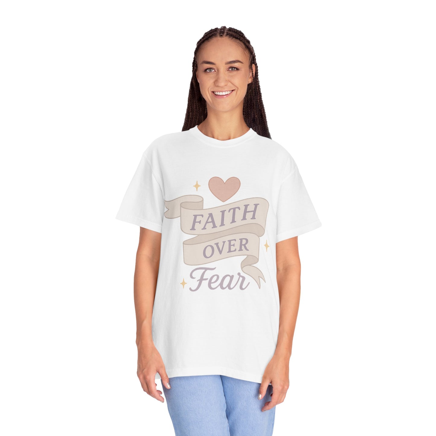 Faith Over Fear T-Shirt Christian Tee