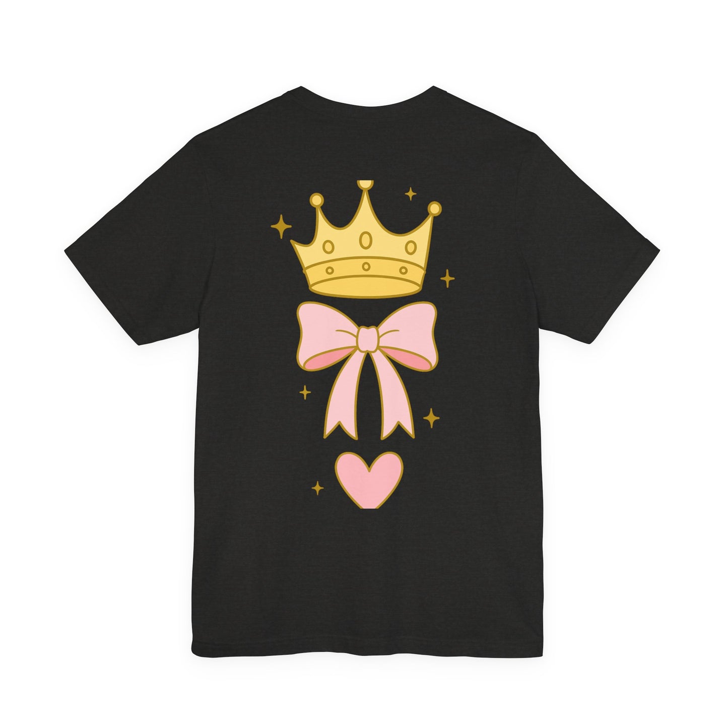 Faith Over Fear T-Shirt — Pastel Crown & Ribbon Christian Inspirational Tee