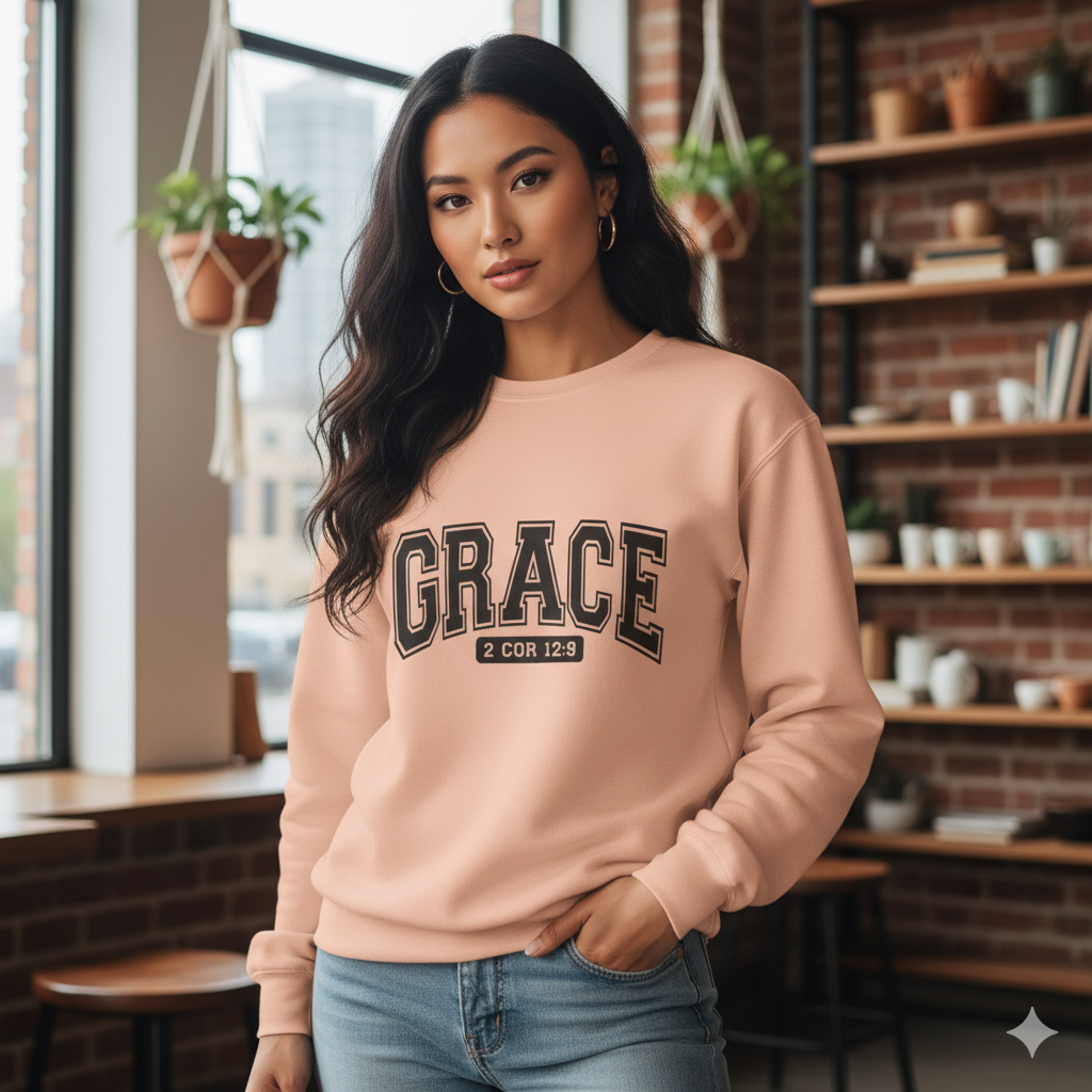 Grace Crewneck Long sleeve Sweatshirt