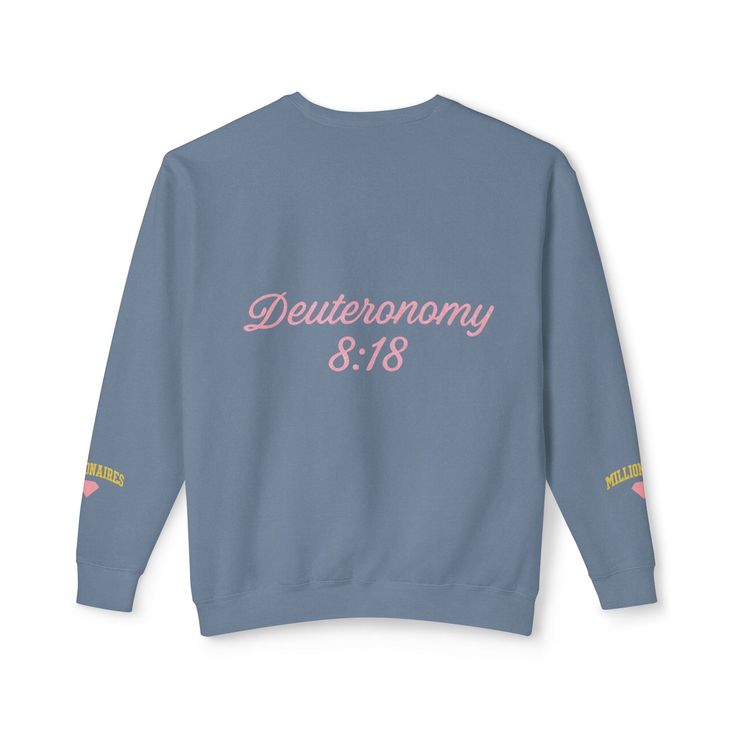 God-Made Millionaires Club Sweatshirt — Deuteronomy 8:18 Crewneck