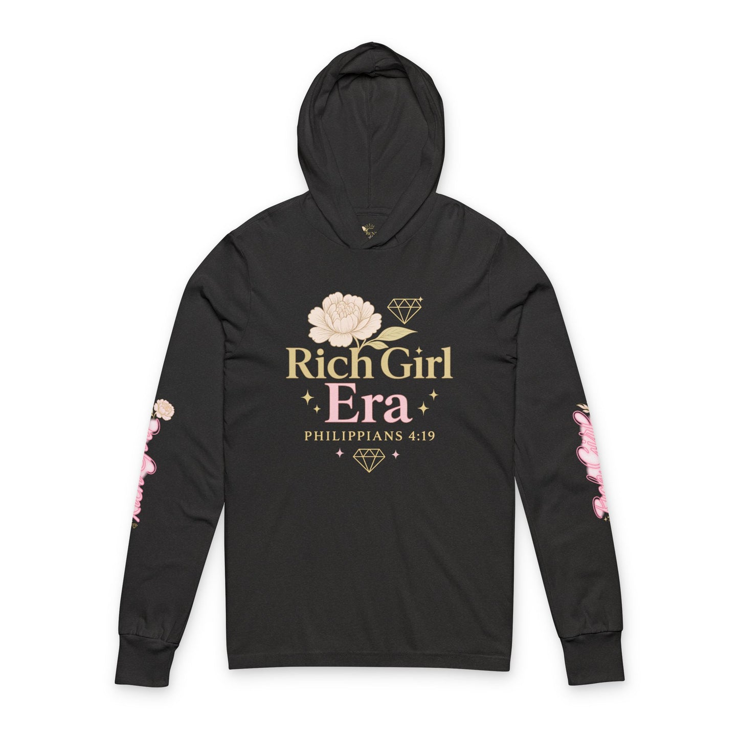 Rich girl Hooded Long Sleeve Tee