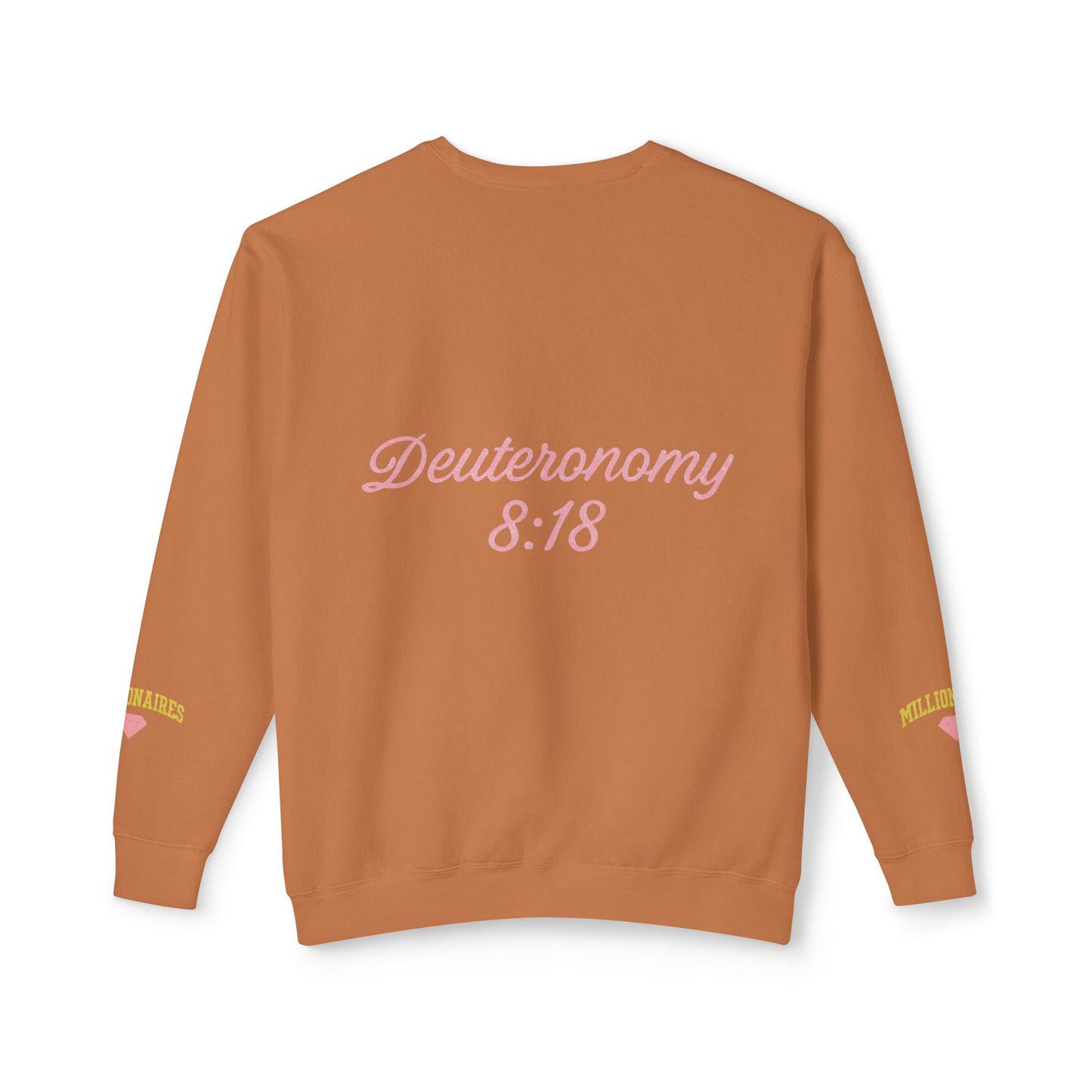 God-Made Millionaires Club Sweatshirt — Deuteronomy 8:18 Crewneck