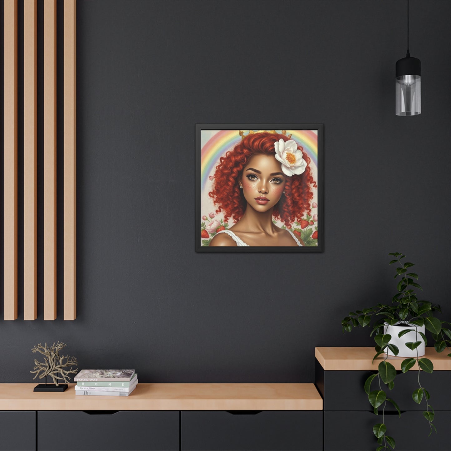 Faith in Full Bloom- Crowned promise Christian Wall Art