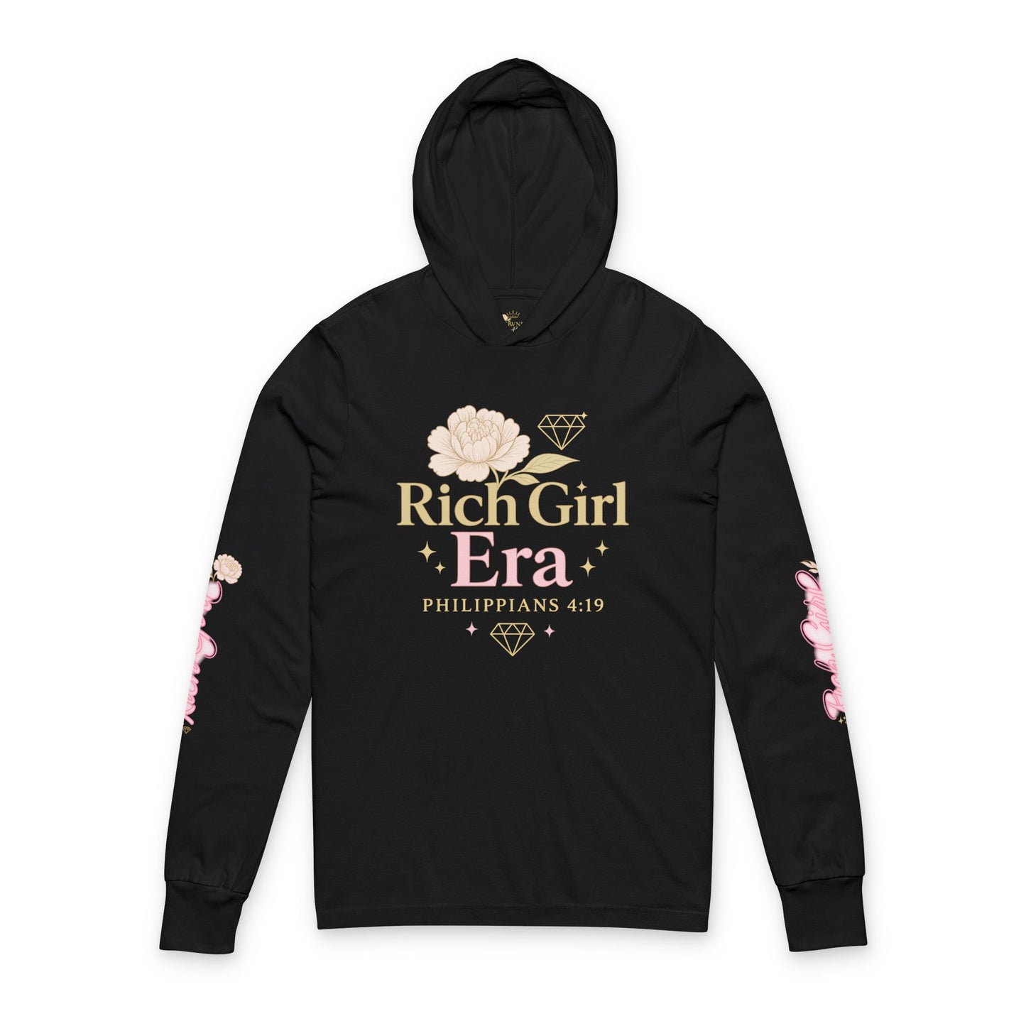 Rich girl Hooded Long Sleeve Tee