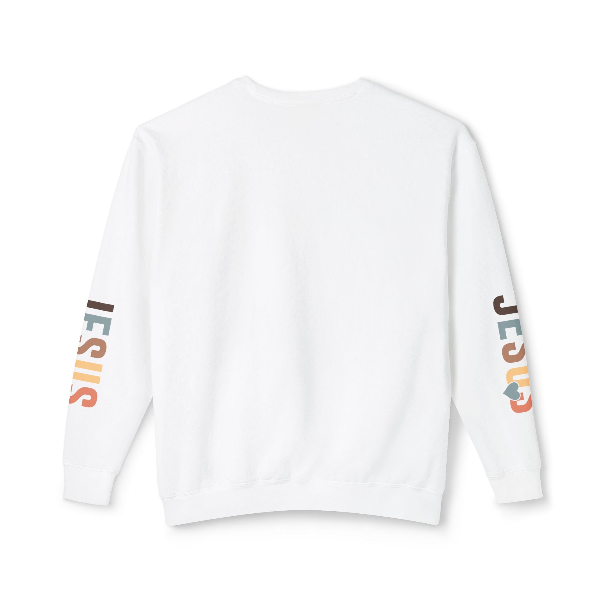 Christian Sweatshirt "Created with a Purpose" with JESUS Sleeve