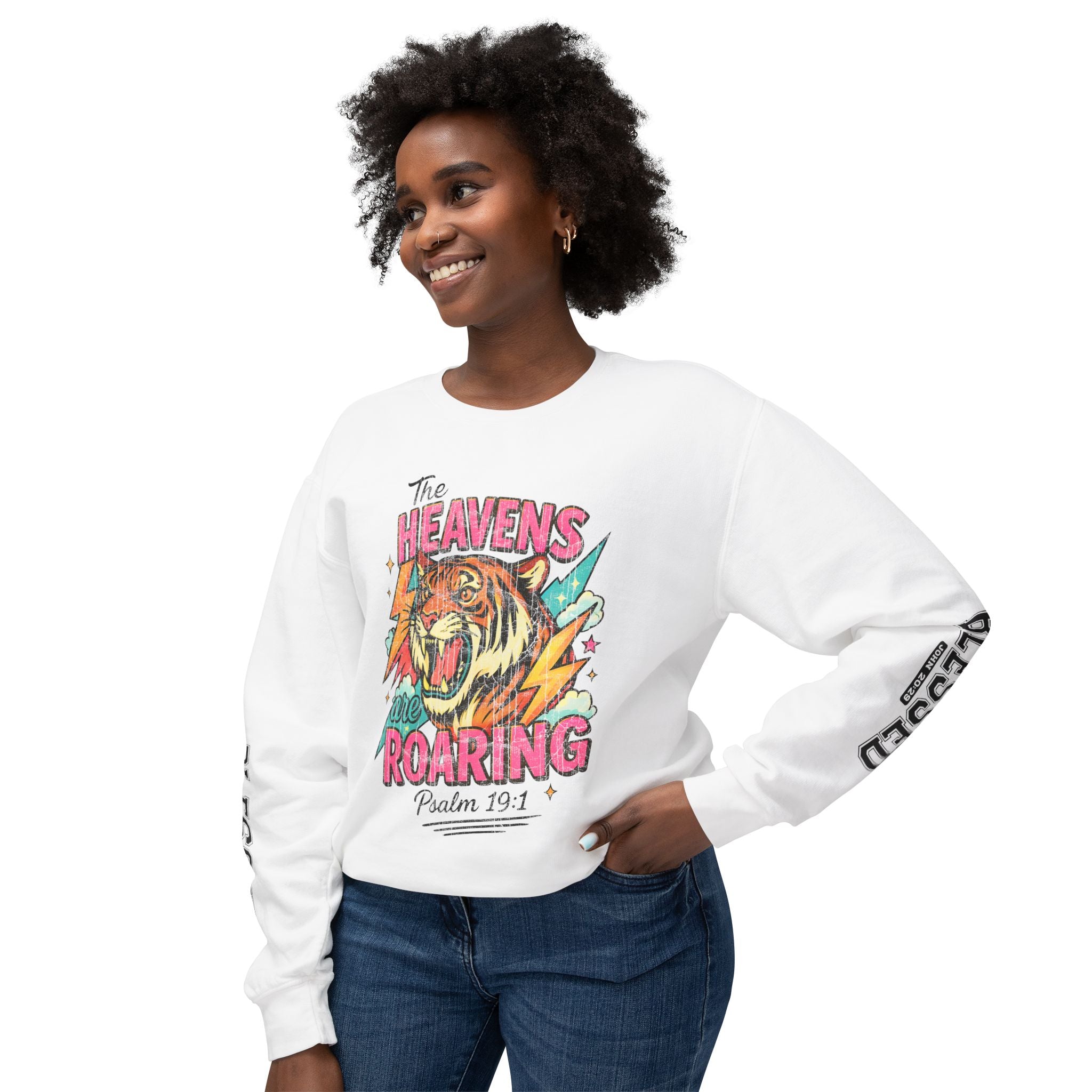 Crewneck Sweatshirt — “The Heavens Are Roaring”