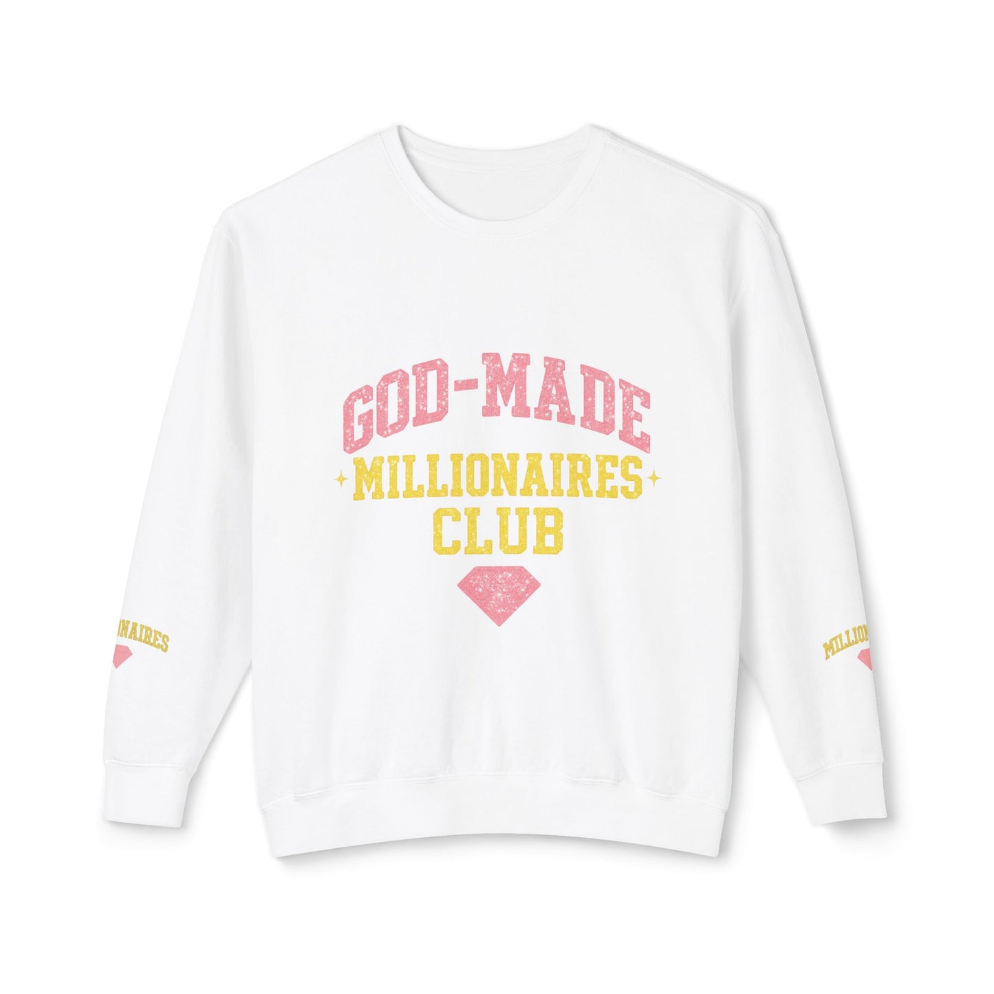 God-Made Millionaires Club Sweatshirt — Deuteronomy 8:18 Crewneck