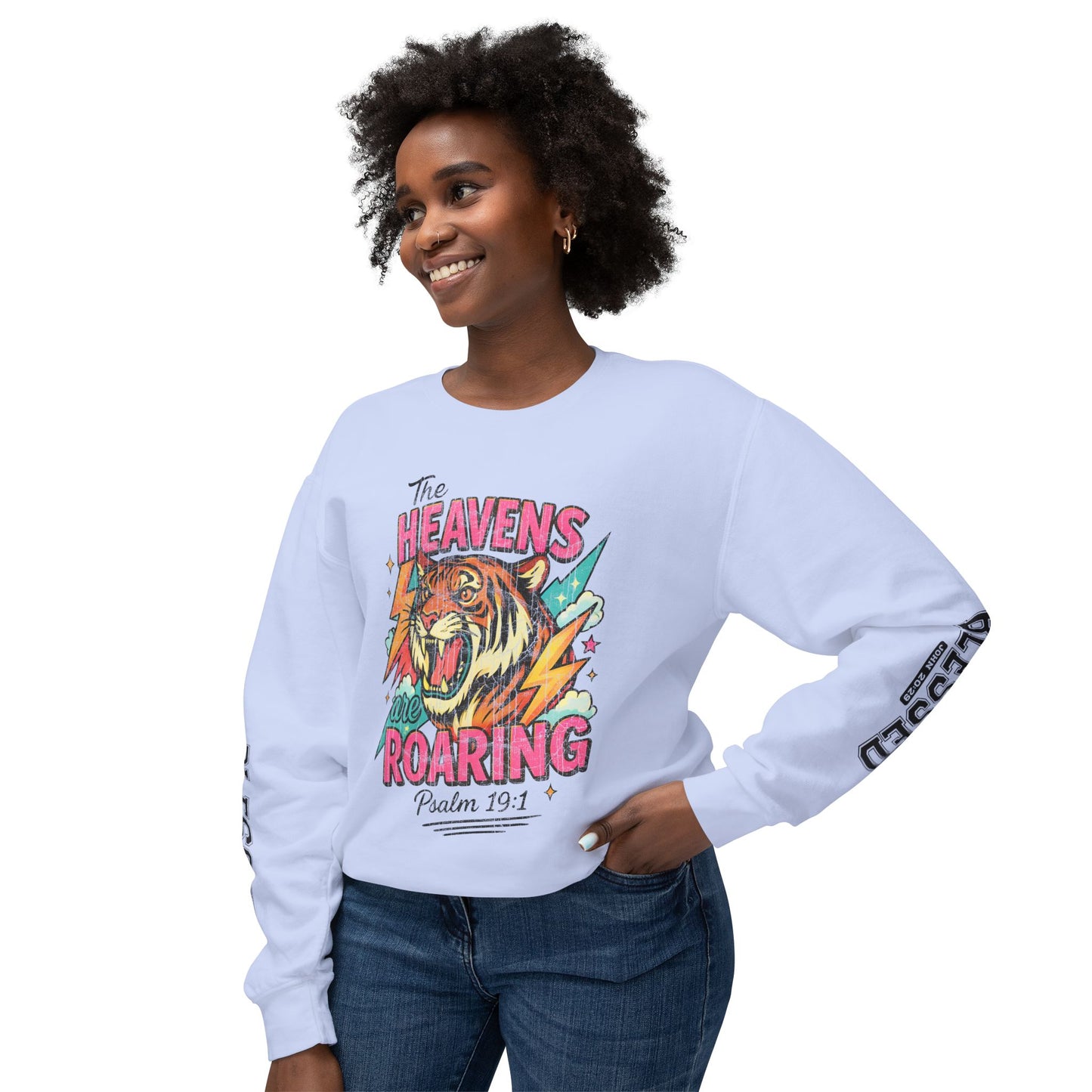 Crewneck Sweatshirt — “The Heavens Are Roaring”