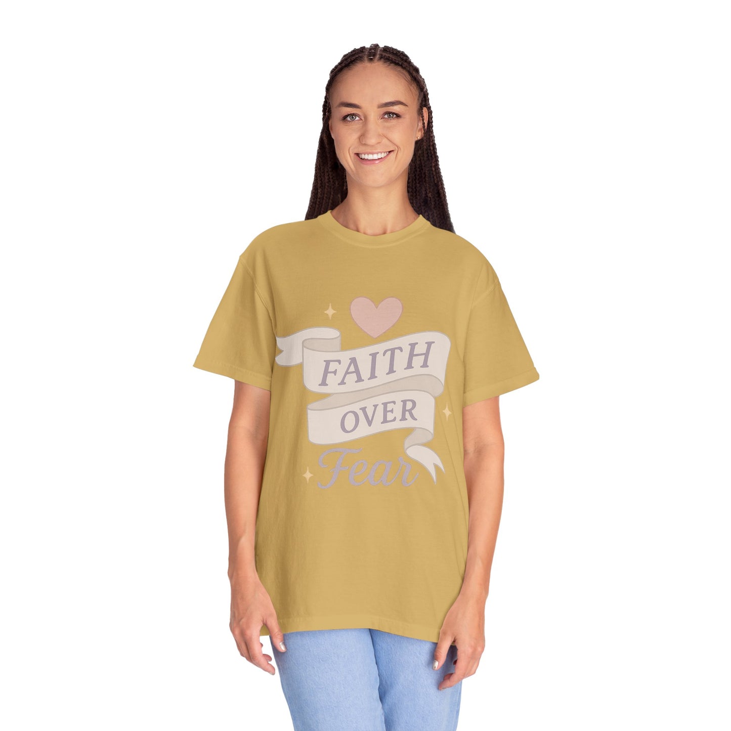 Faith Over Fear T-Shirt  Christian Tee
