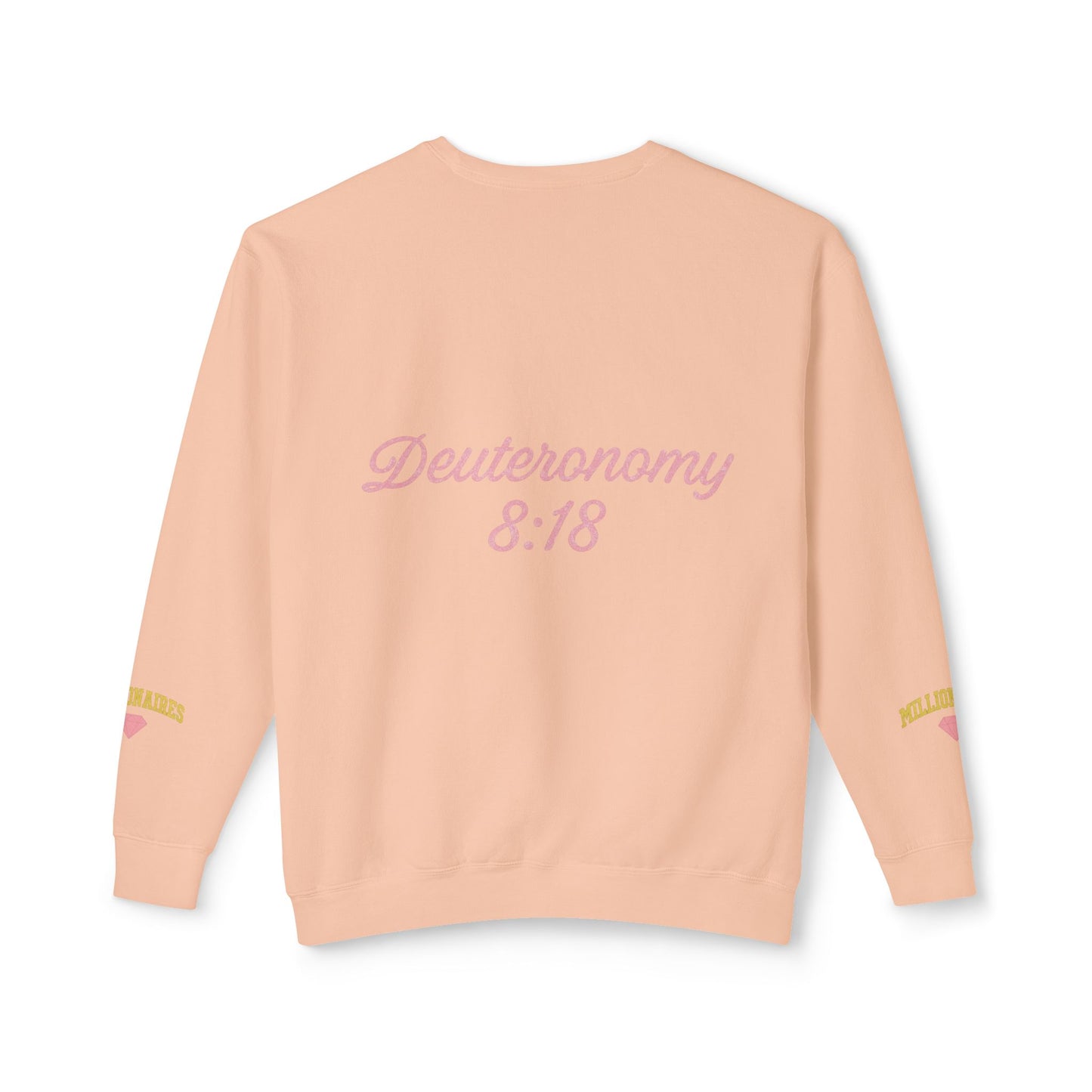 God-Made Millionaires Club Sweatshirt — Deuteronomy 8:18 Crewneck