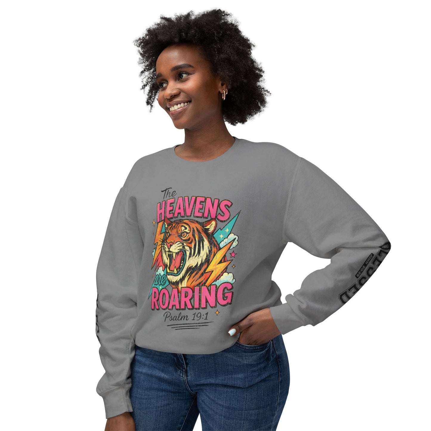 Crewneck Sweatshirt — “The Heavens Are Roaring”
