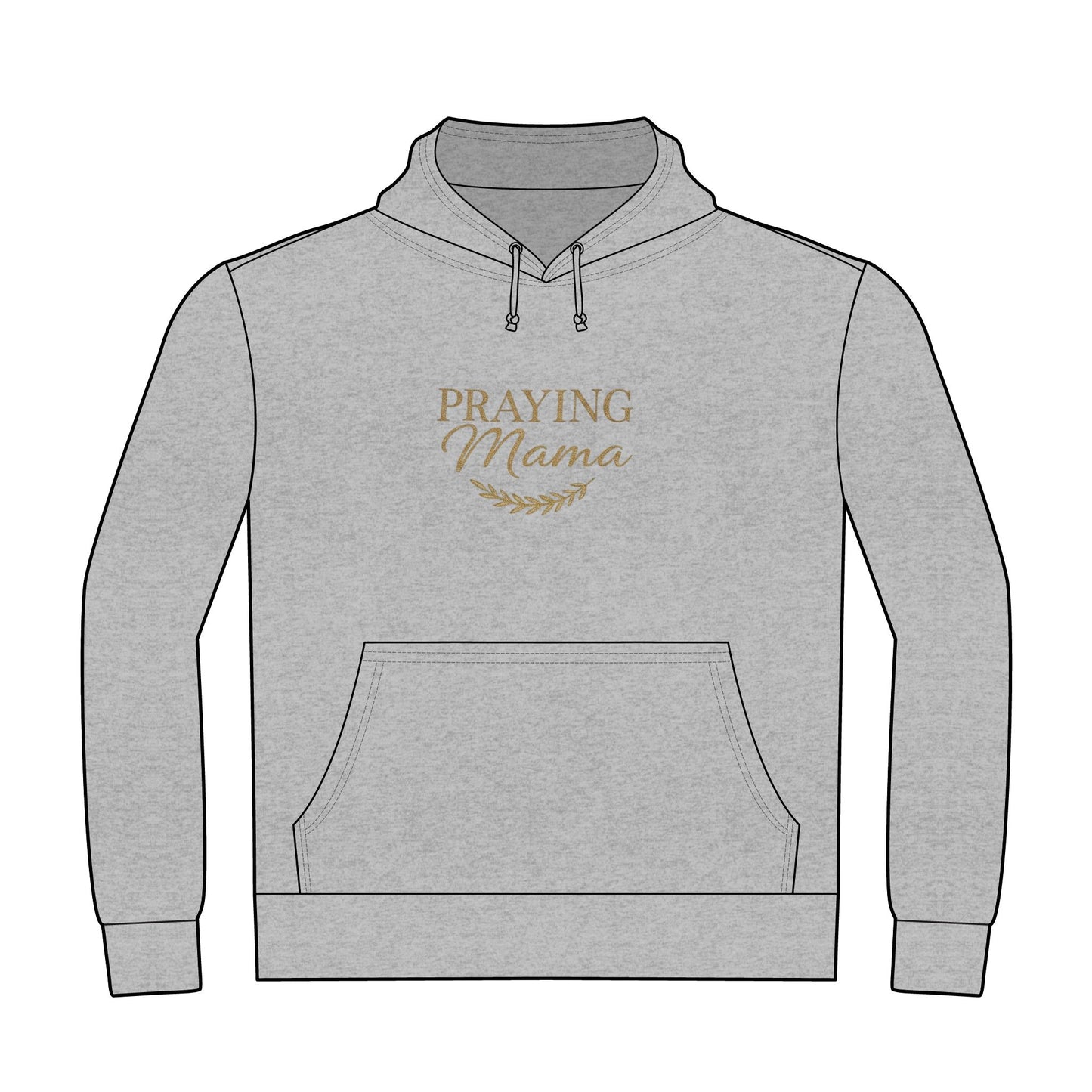 Praying Mama Hoodie — Faith-Based Mother's Pullover Sweatshirt