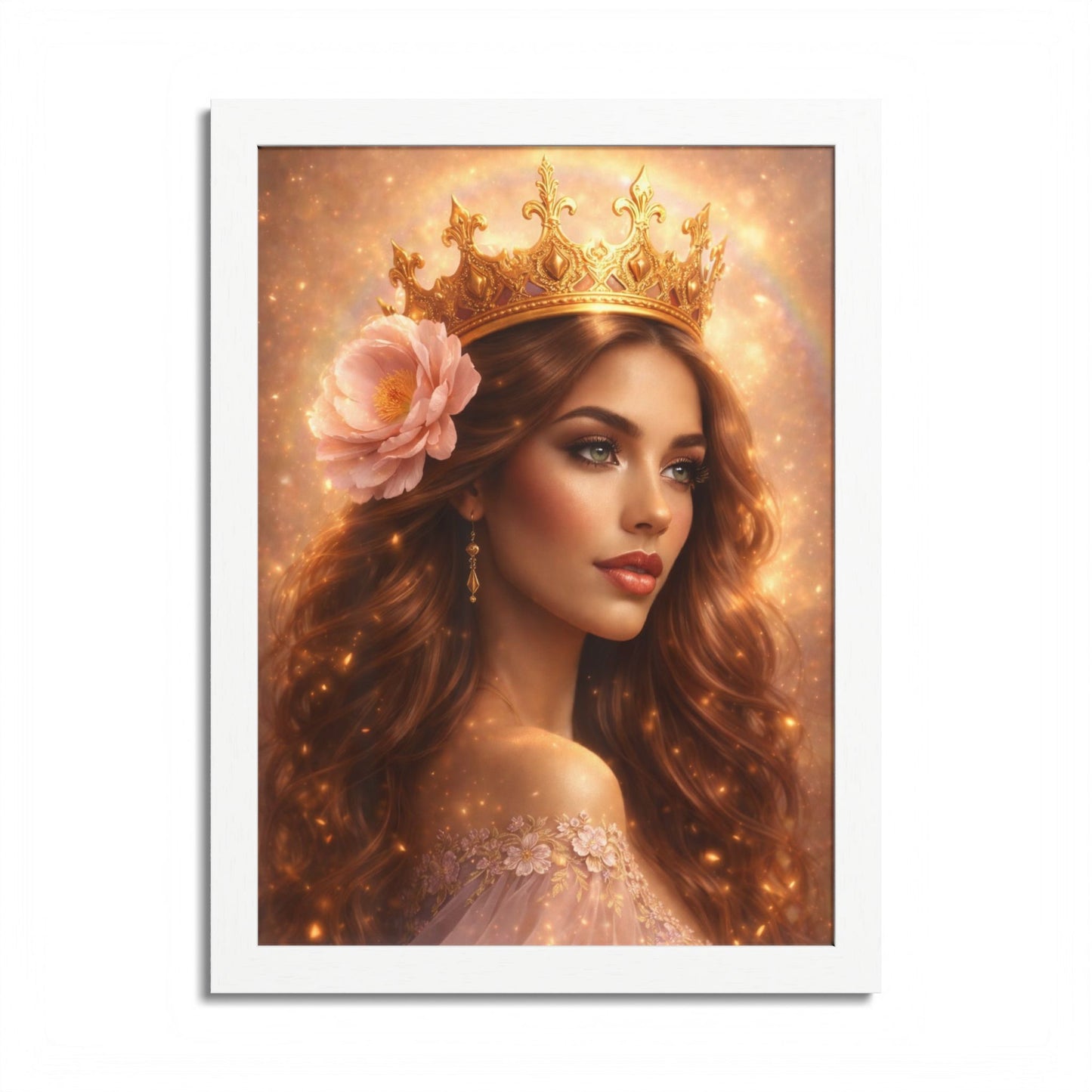 Crowned with Grace – Divine Feminine Christian Wall Art