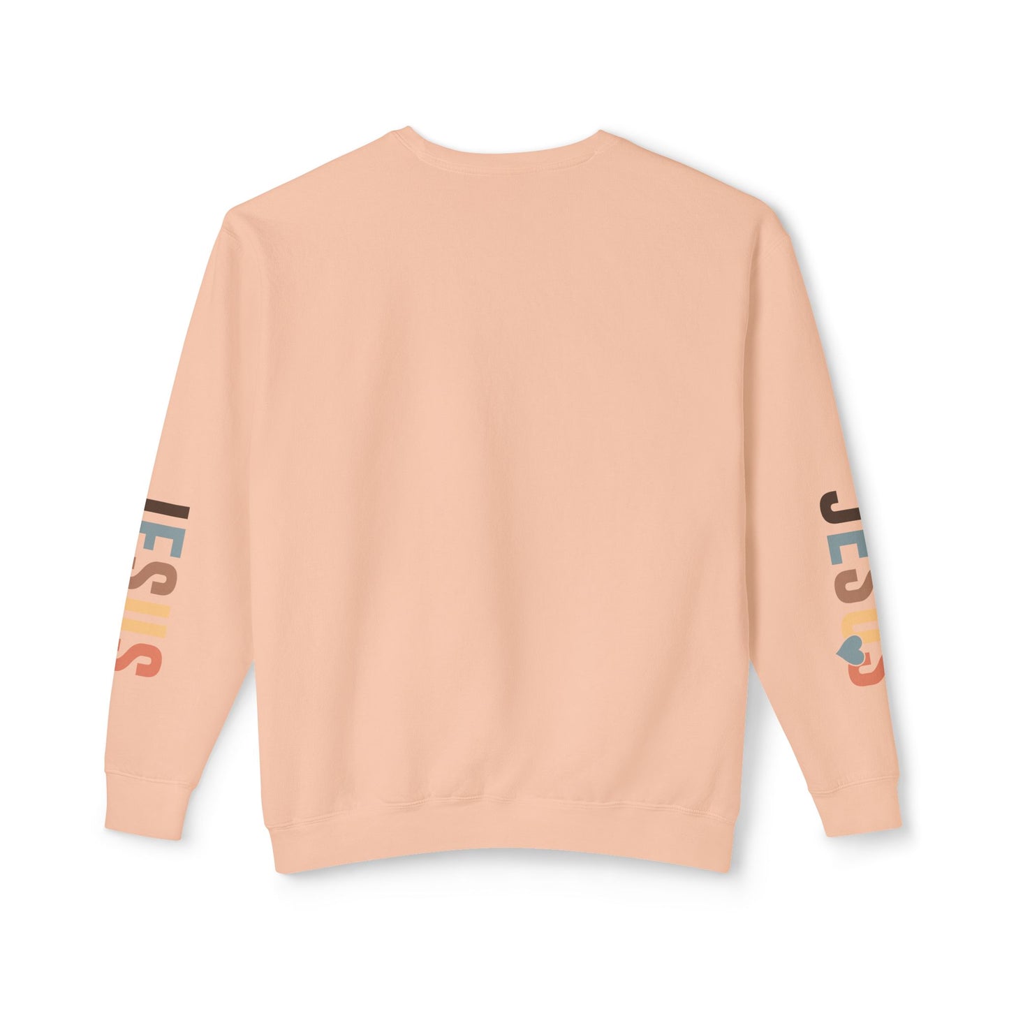 Christian Sweatshirt "Created with a Purpose" with JESUS Sleeve