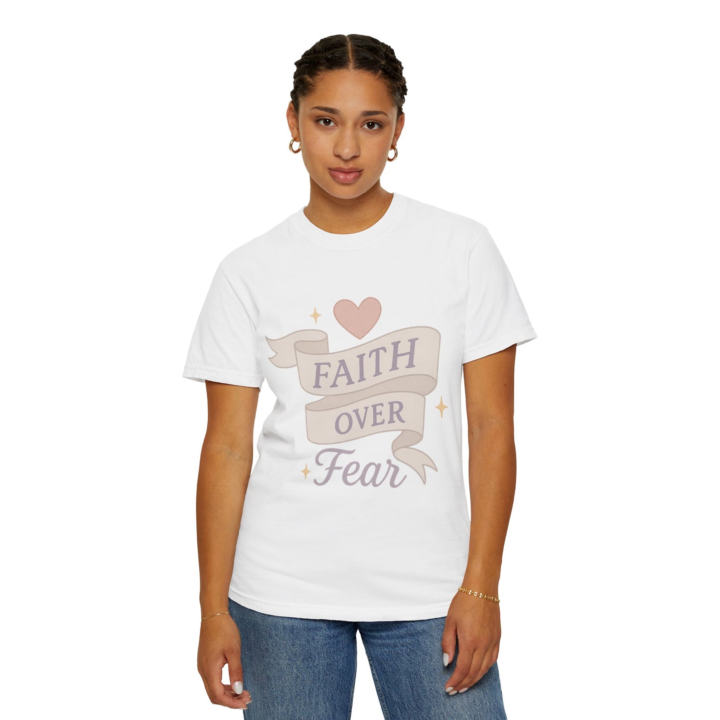 Faith Over Fear T-Shirt  Christian Tee