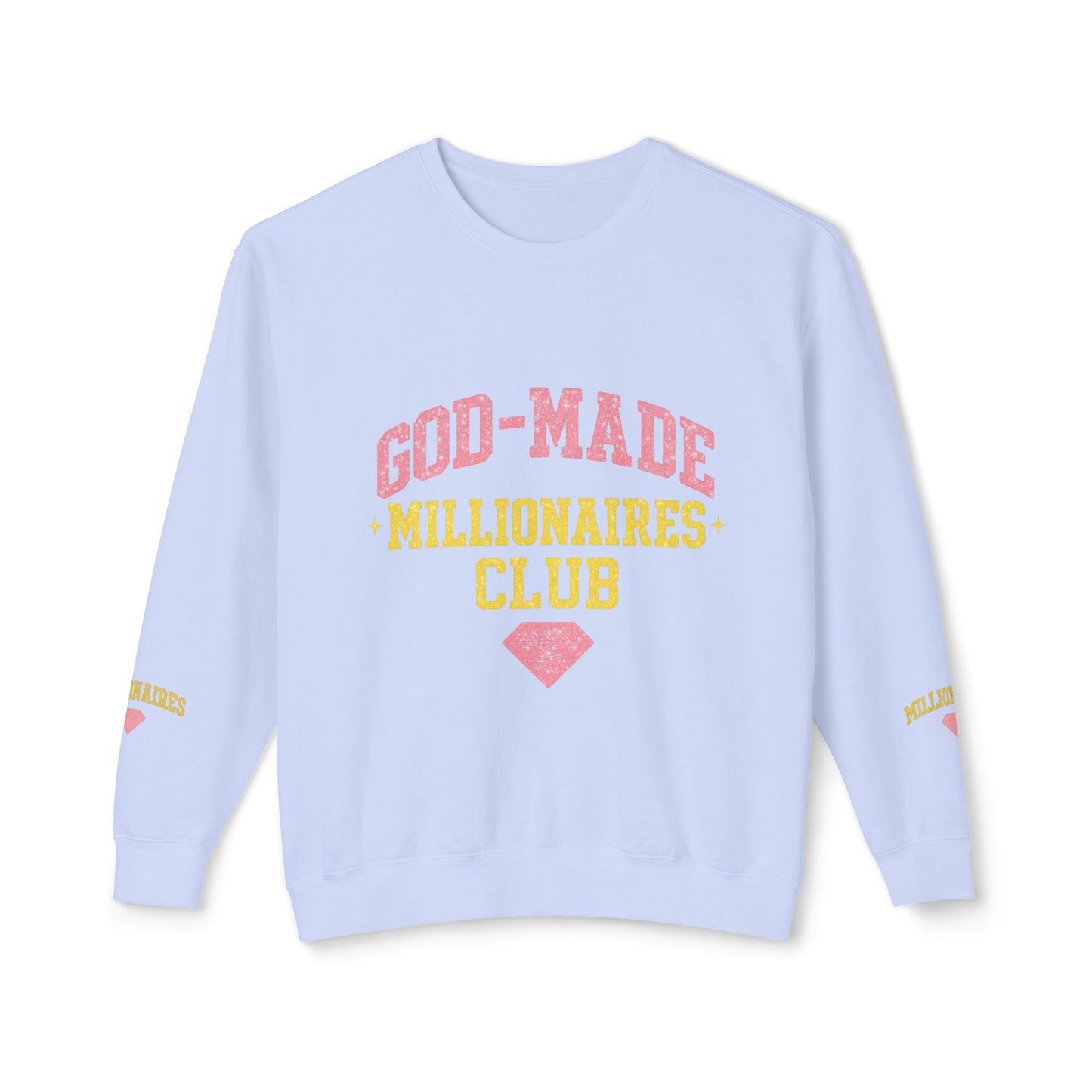 God-Made Millionaires Club Sweatshirt — Deuteronomy 8:18 Crewneck