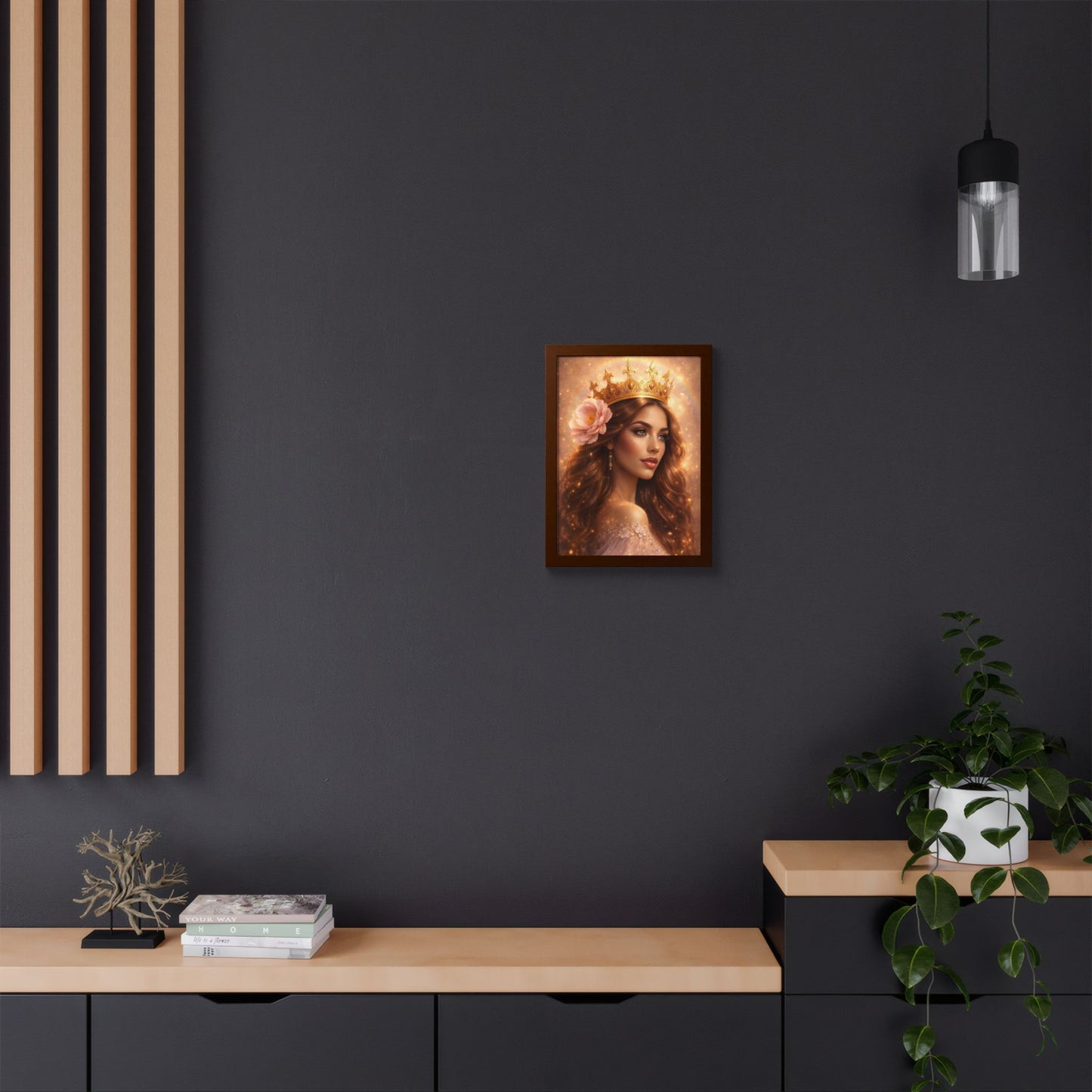 Crowned with Grace – Divine Feminine Christian Wall Art