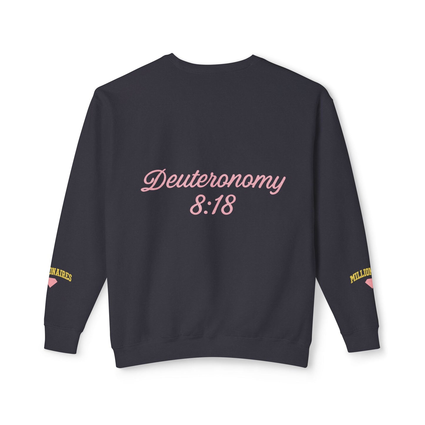 God-Made Millionaires Club Sweatshirt — Deuteronomy 8:18 Crewneck