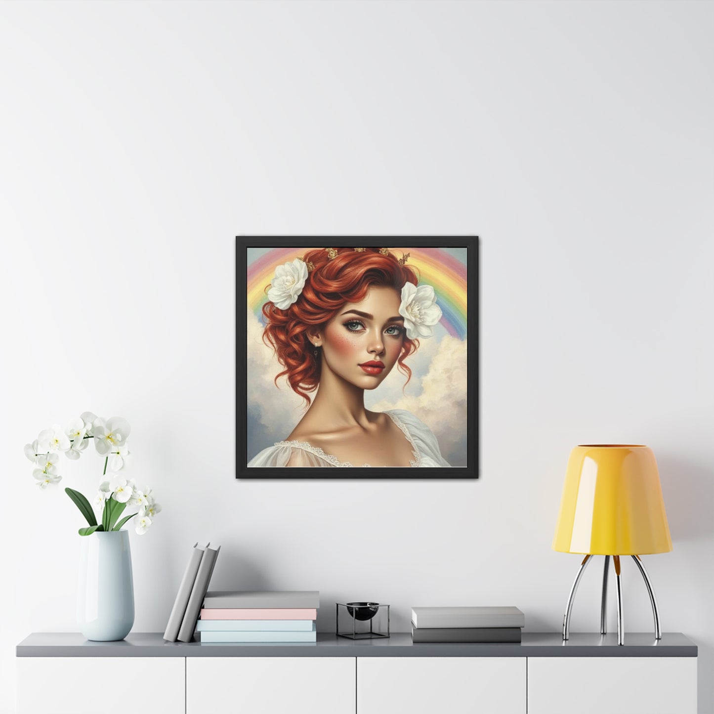 Promise in Bloom – Rainbow Covenant Christian Wall Art