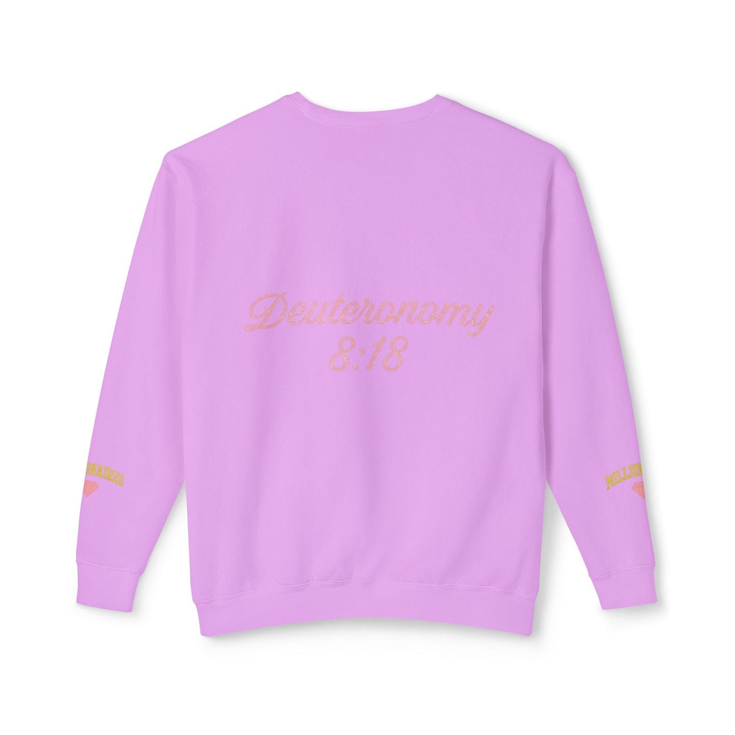 God-Made Millionaires Club Sweatshirt — Deuteronomy 8:18 Crewneck