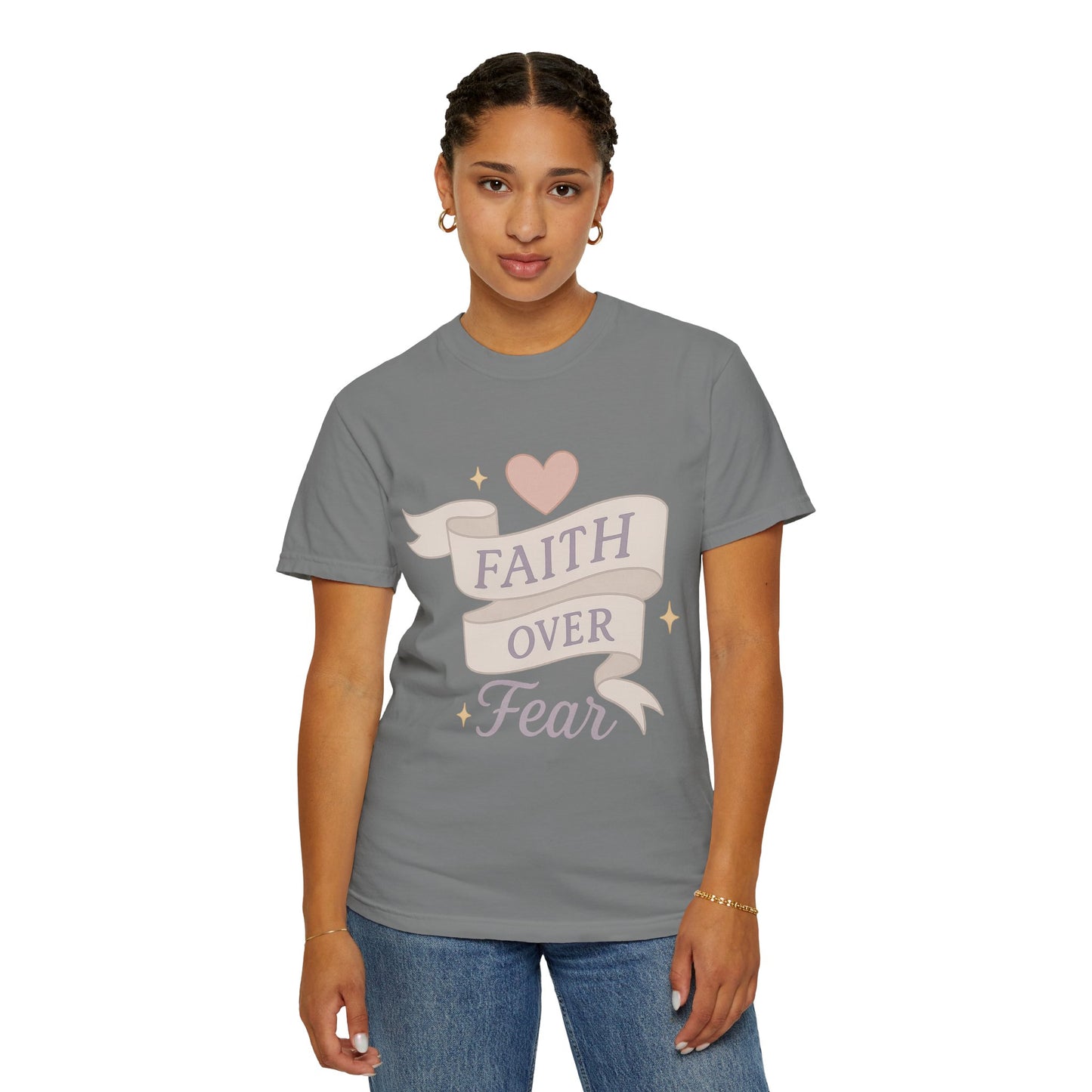 Faith Over Fear T-Shirt  Christian Tee