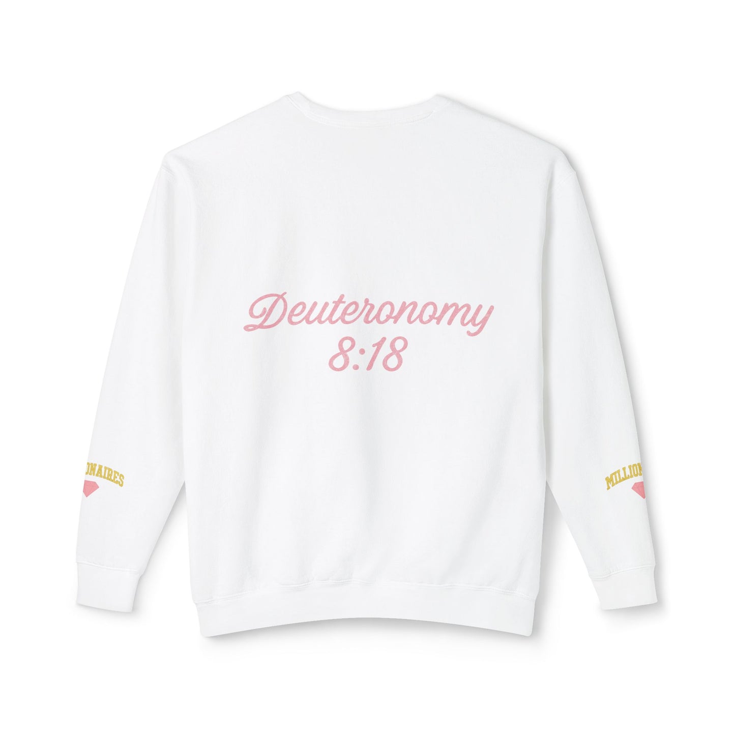 God-Made Millionaires Club Sweatshirt — Deuteronomy 8:18 Crewneck