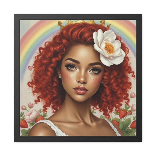 Faith in Full Bloom- Crowned promise Christian Wall Art