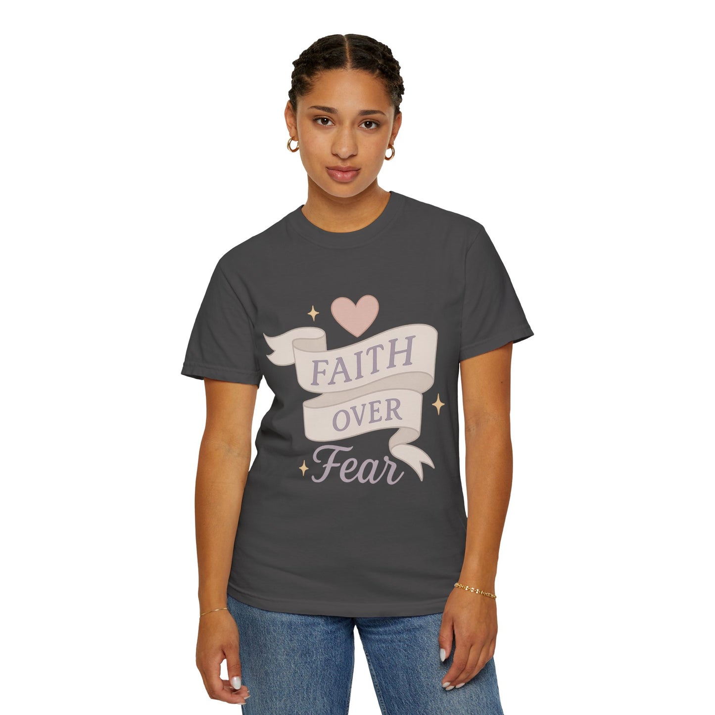 Faith Over Fear T-Shirt  Christian Tee
