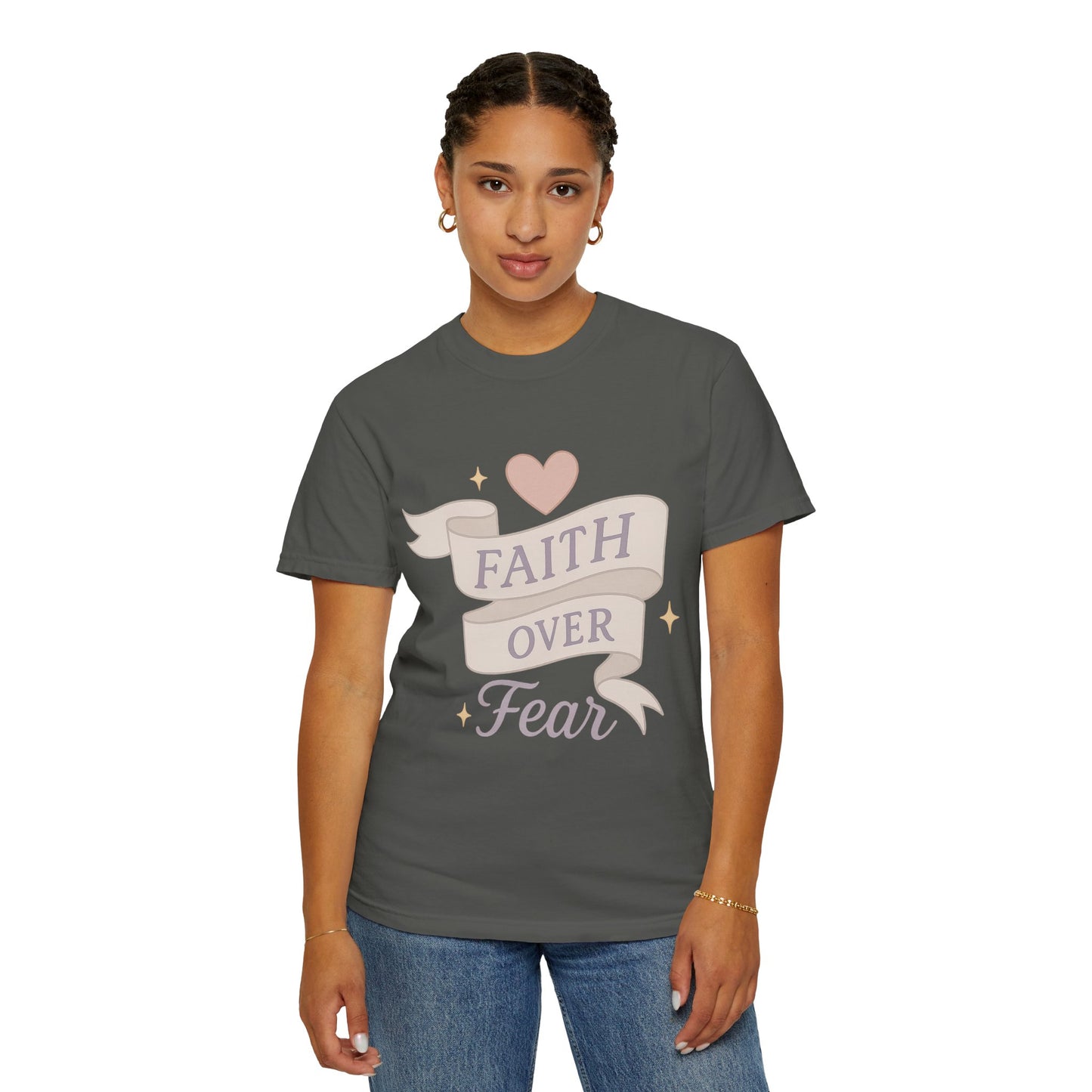 Faith Over Fear T-Shirt  Christian Tee