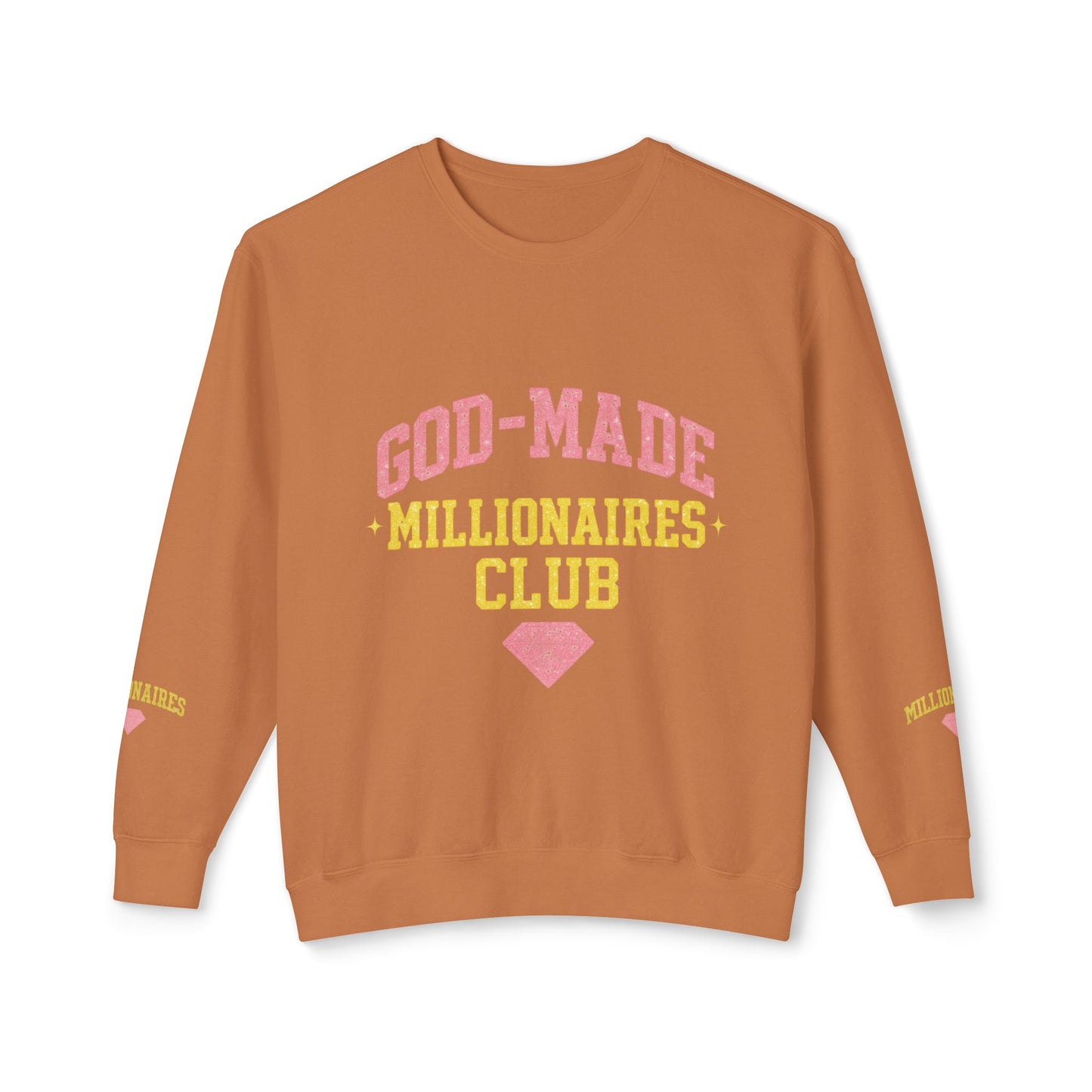 God-Made Millionaires Club Sweatshirt — Deuteronomy 8:18 Crewneck
