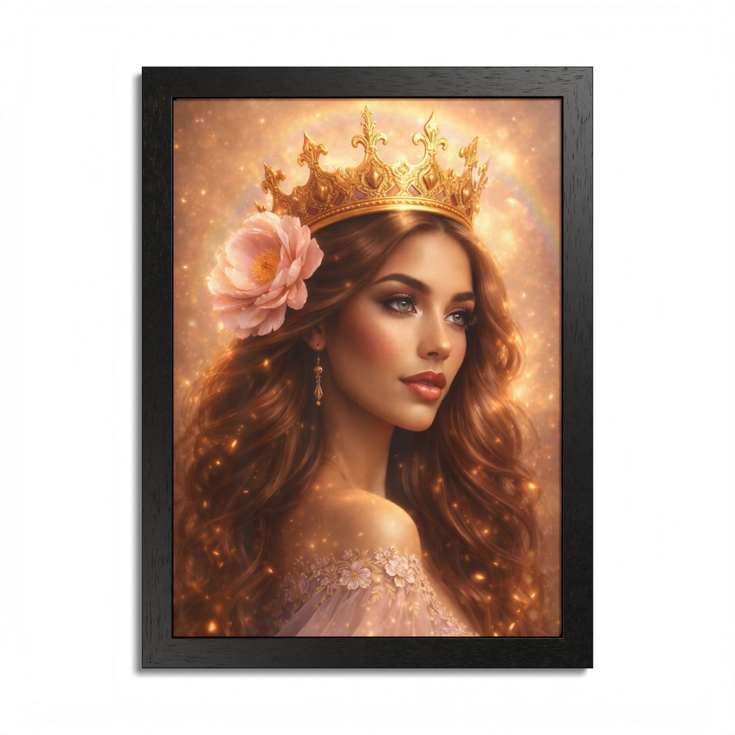 Crowned with Grace – Divine Feminine Christian Wall Art