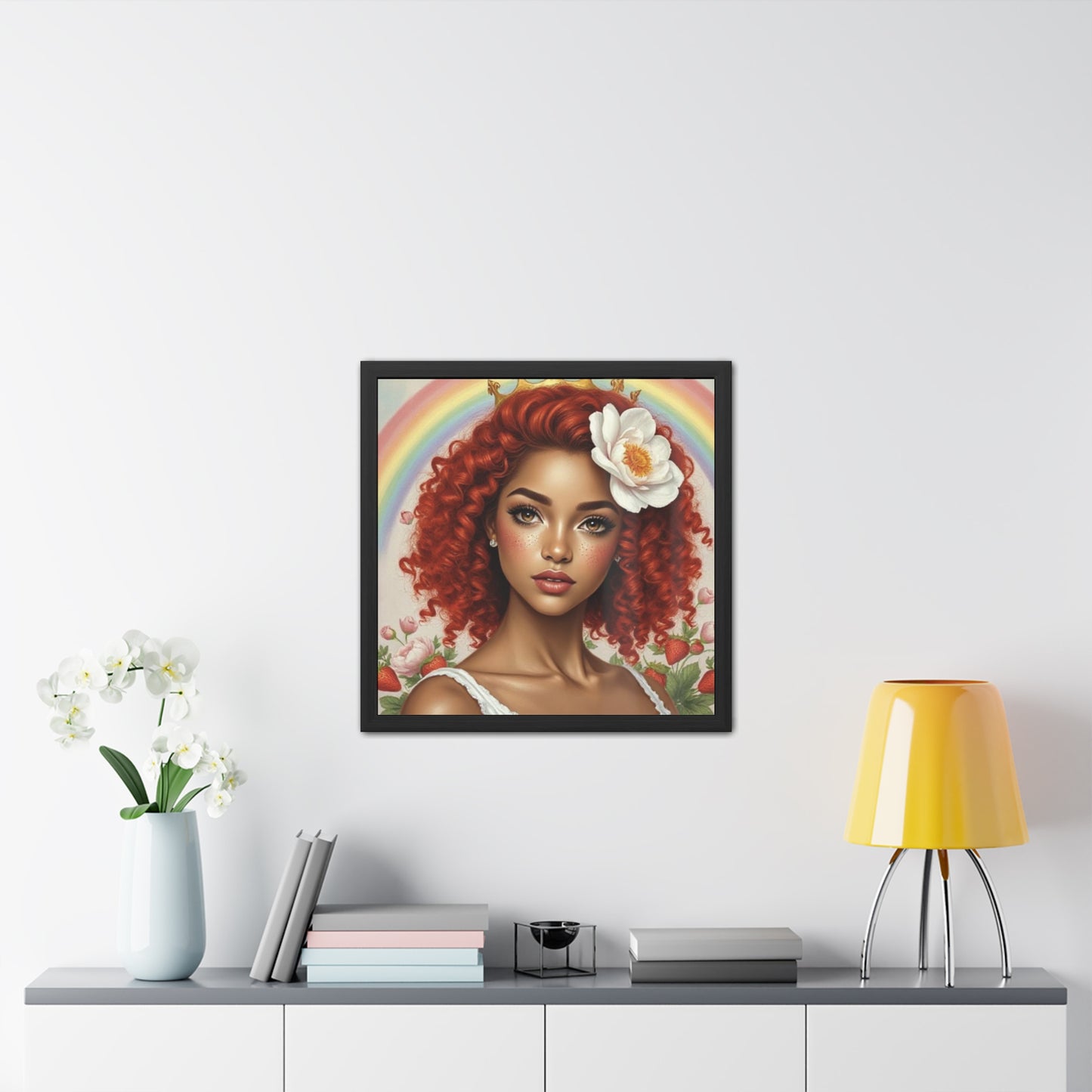 Faith in Full Bloom- Crowned promise Christian Wall Art