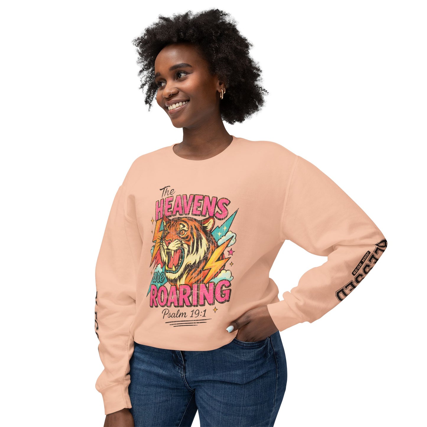 Crewneck Sweatshirt — “The Heavens Are Roaring”