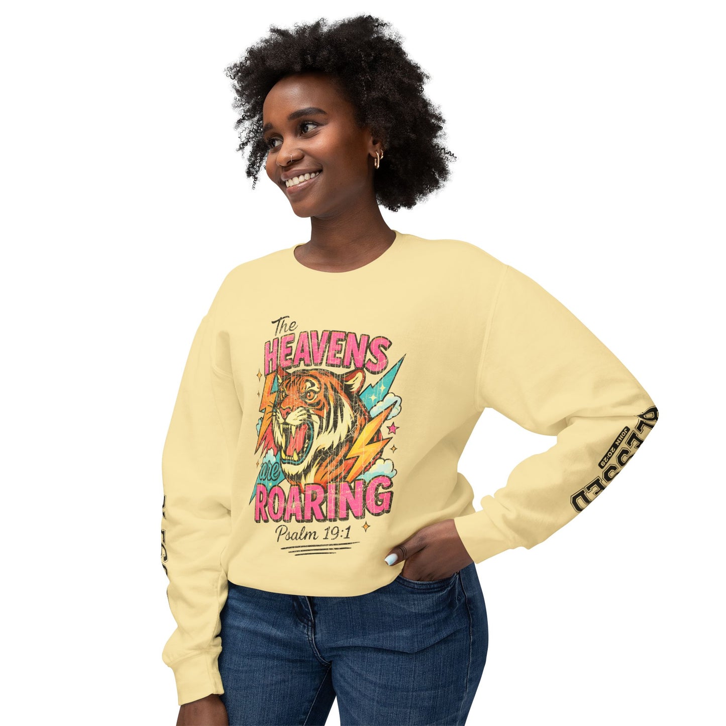 Crewneck Sweatshirt — “The Heavens Are Roaring”